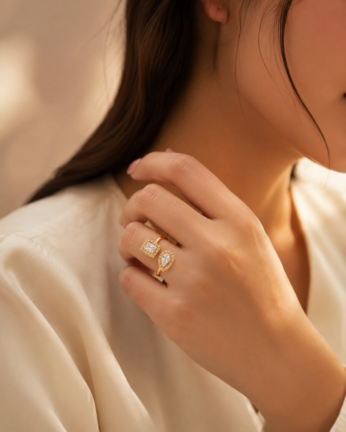 Dove Adjustable Ring