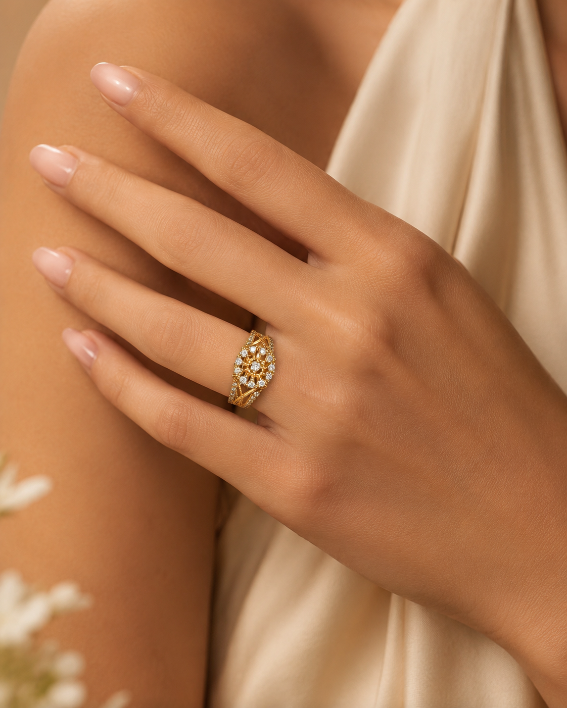 Sand Adjustable Ring