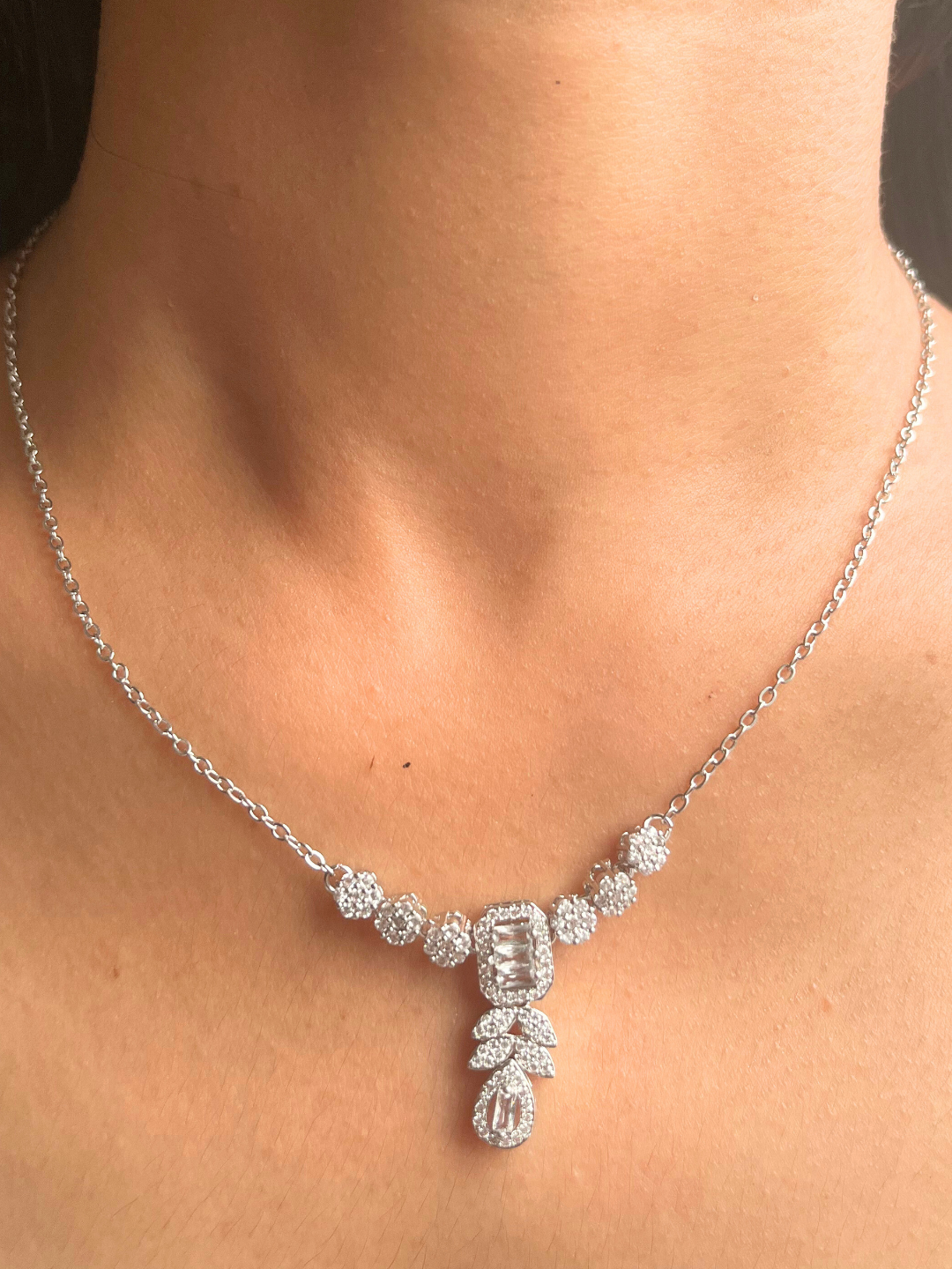 Stellar Silver Necklace Set