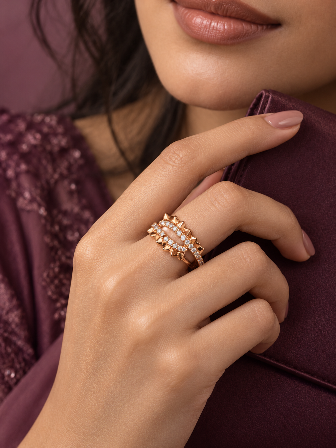 Crista Adjustable Ring