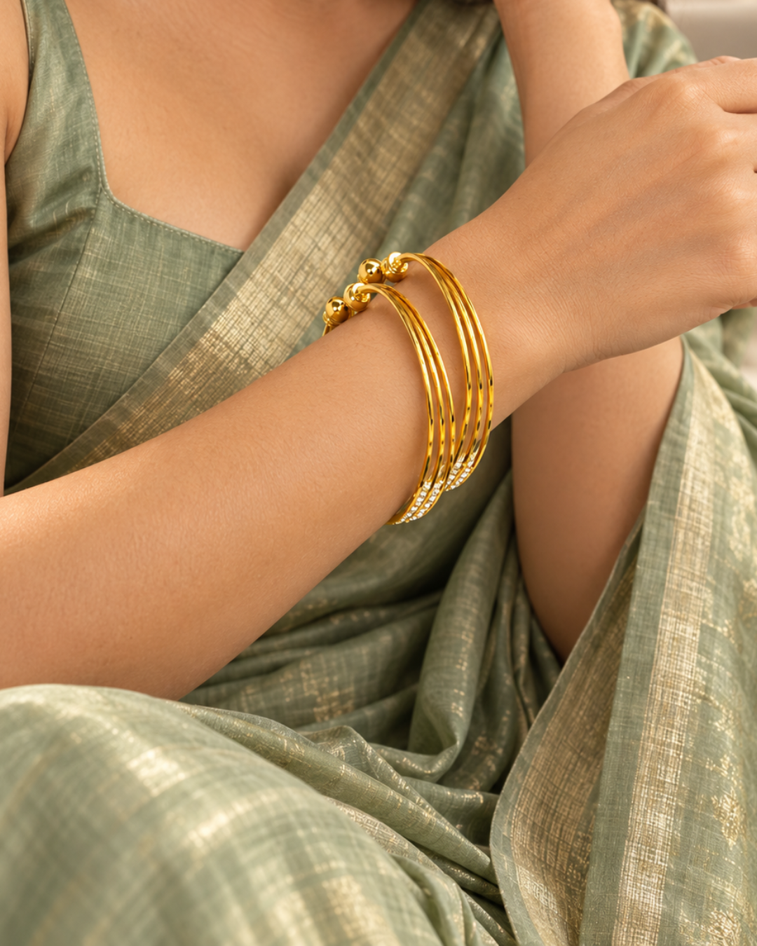 Vini Adjustable Bangle. (Set of 2 )