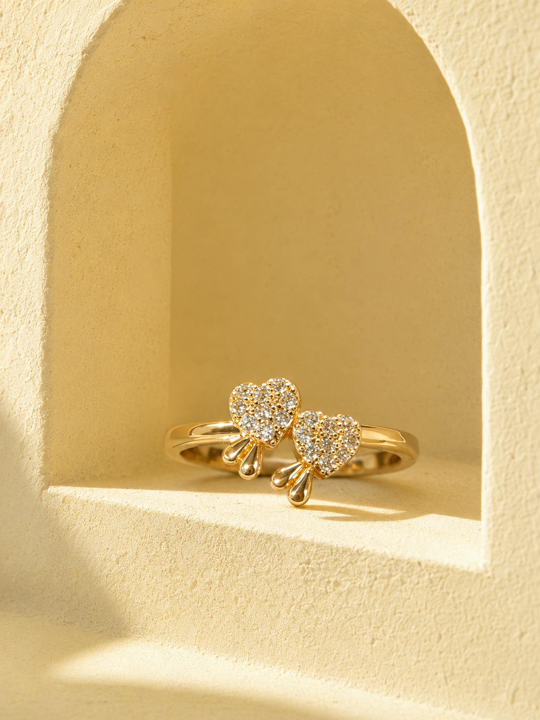 Gems Adjustable Ring