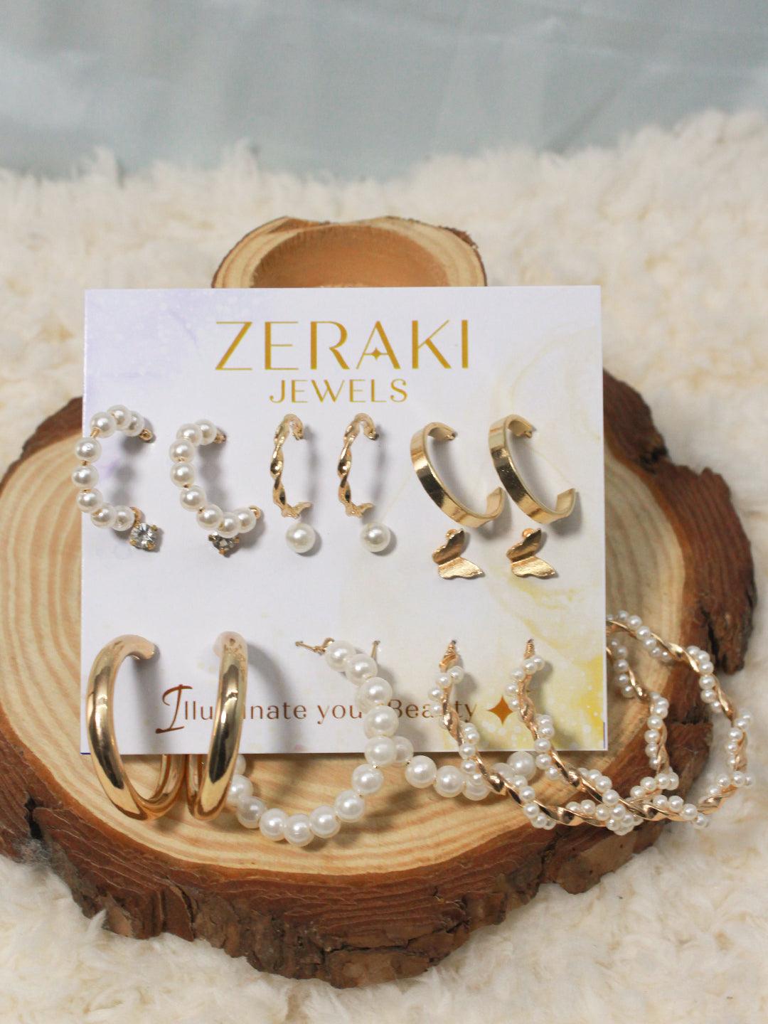 Fashion Frenzy Earrings Combo - Zerakijewels