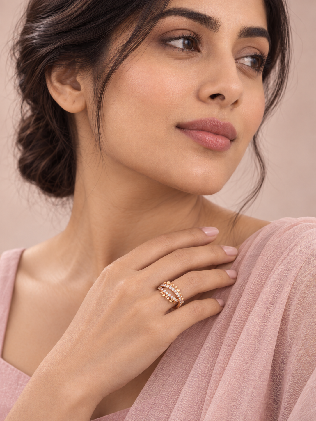 Crista Adjustable Ring