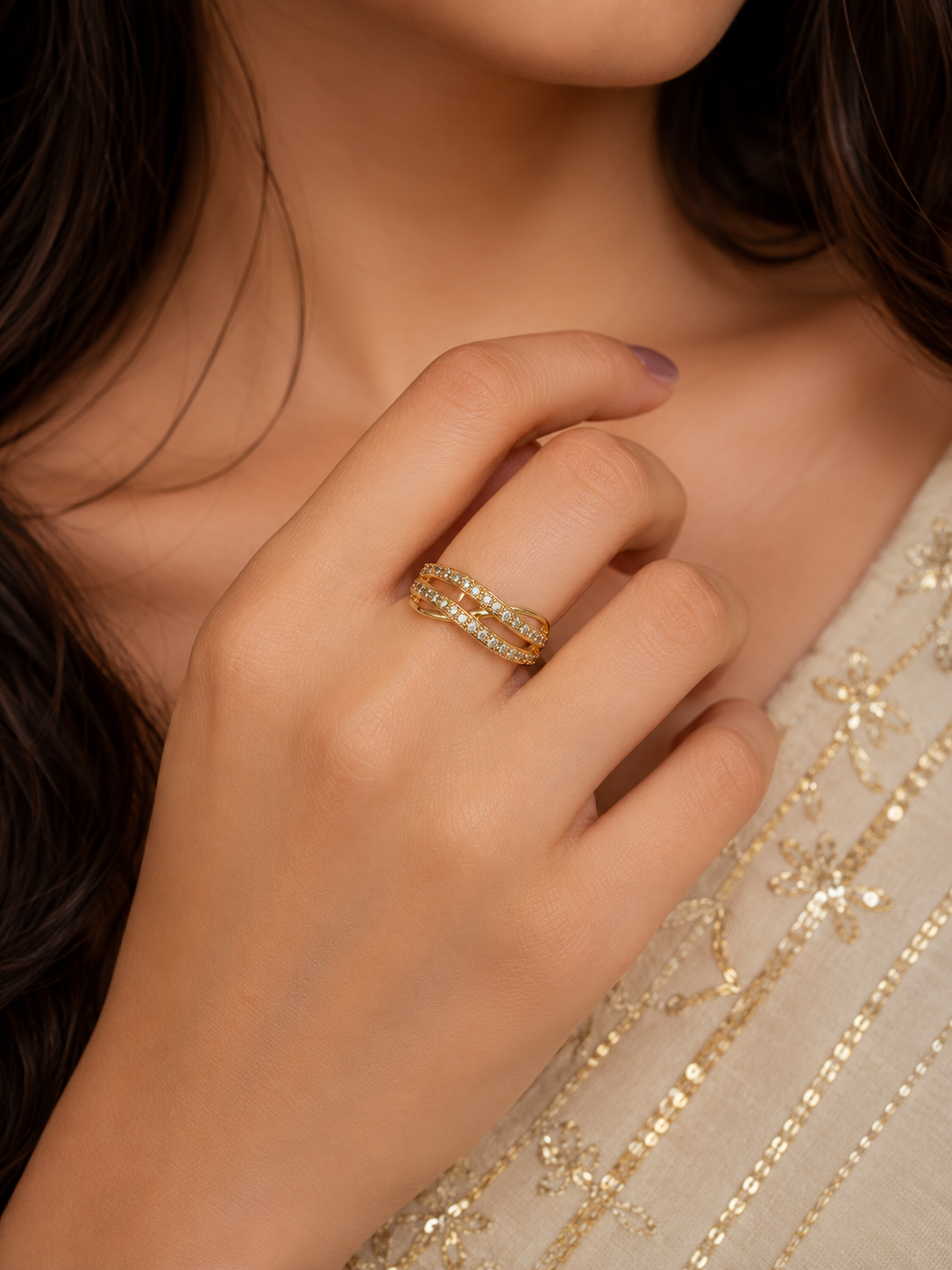 Arina Adjustable Ring