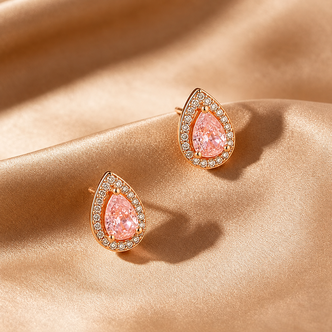 Nyra Pink Earrings