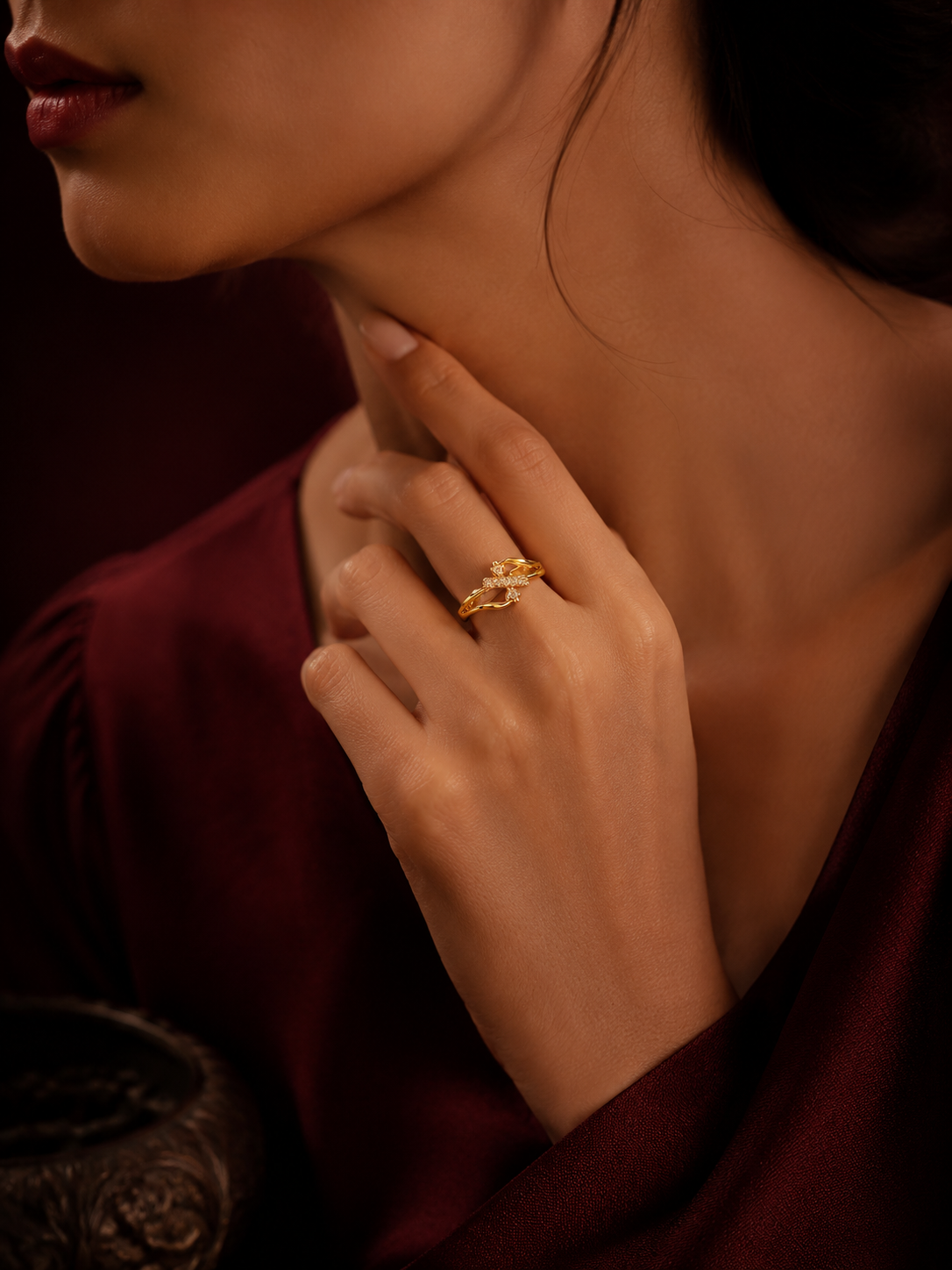 Nish Adjustable Ring