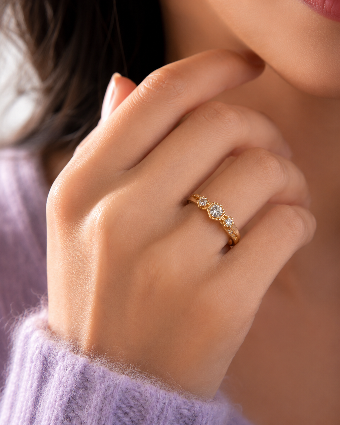 Natila Adjustable Ring
