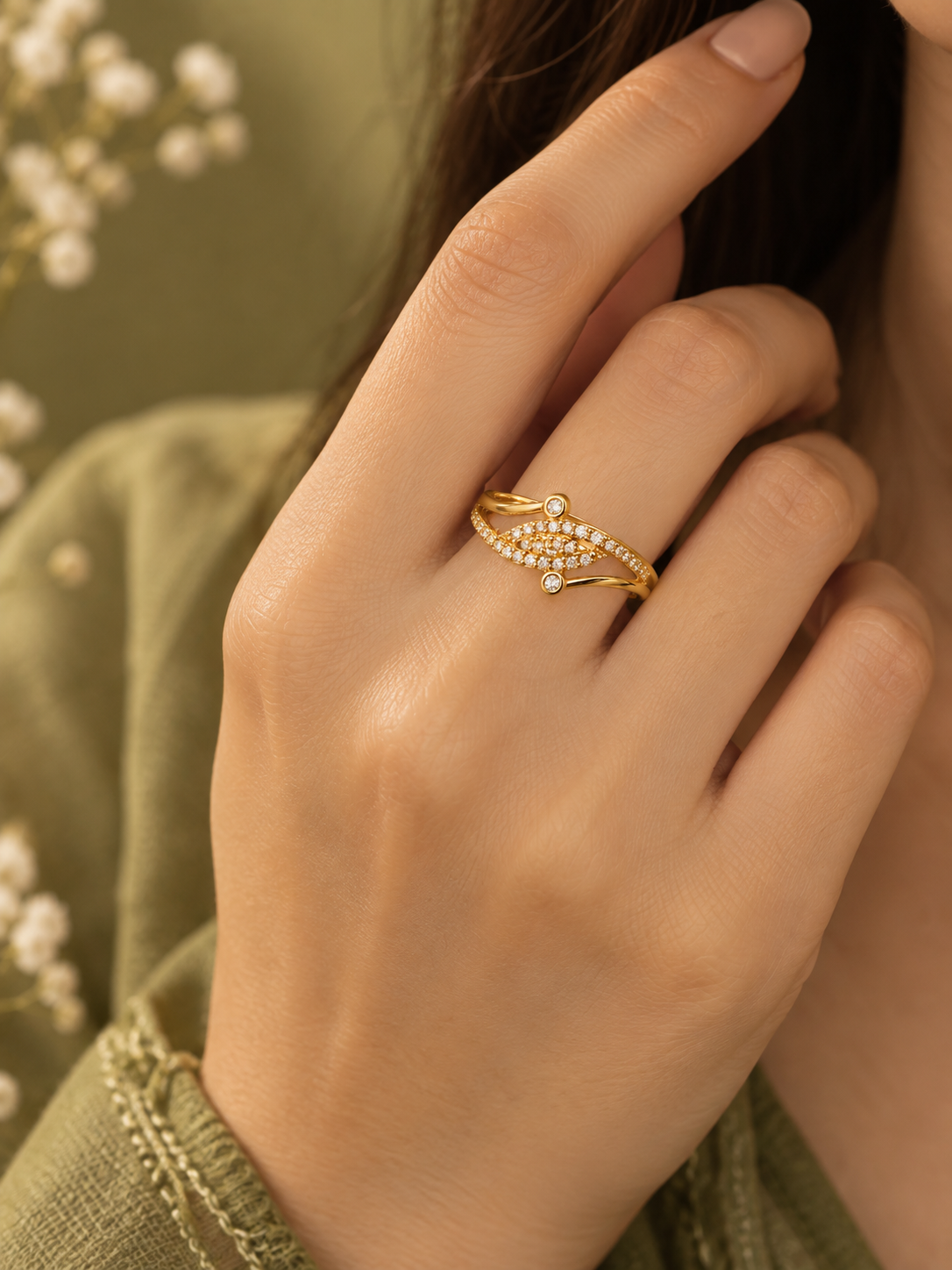 Rumi Adjustable Ring