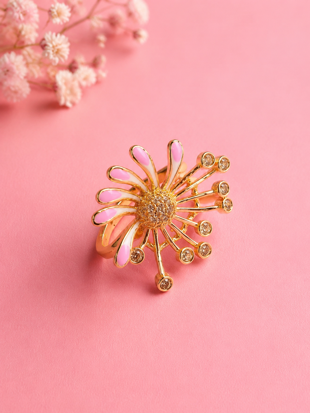 Plum Adjustable Ring