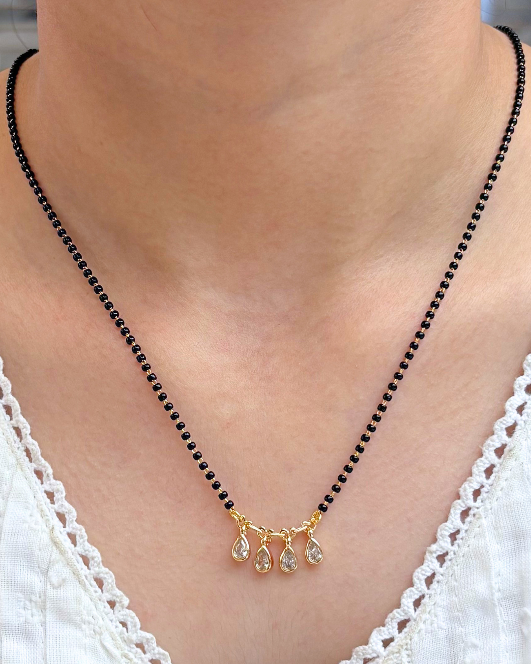 Meher Full Black Beads Mangalsutra
