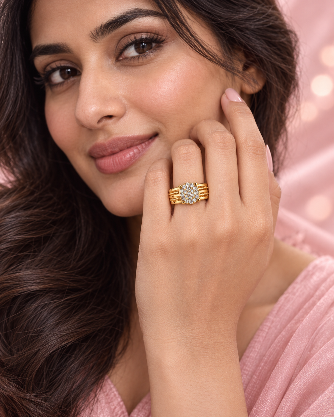 Pave Adjustable Ring