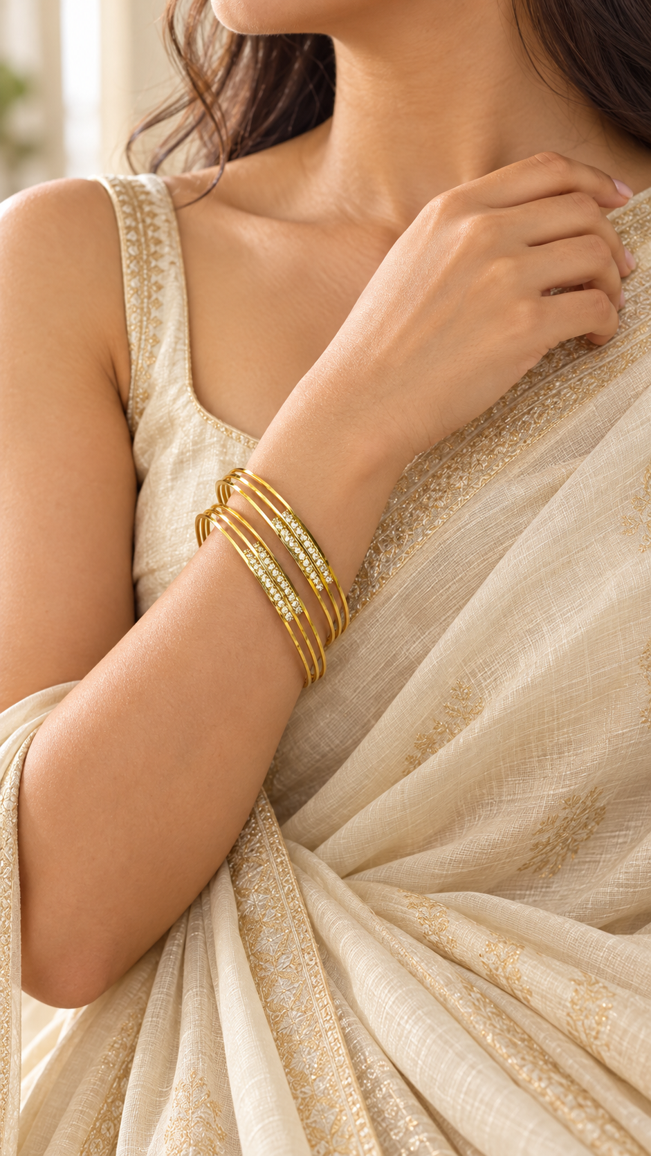 Vini Adjustable Bangle. (Set of 2 )