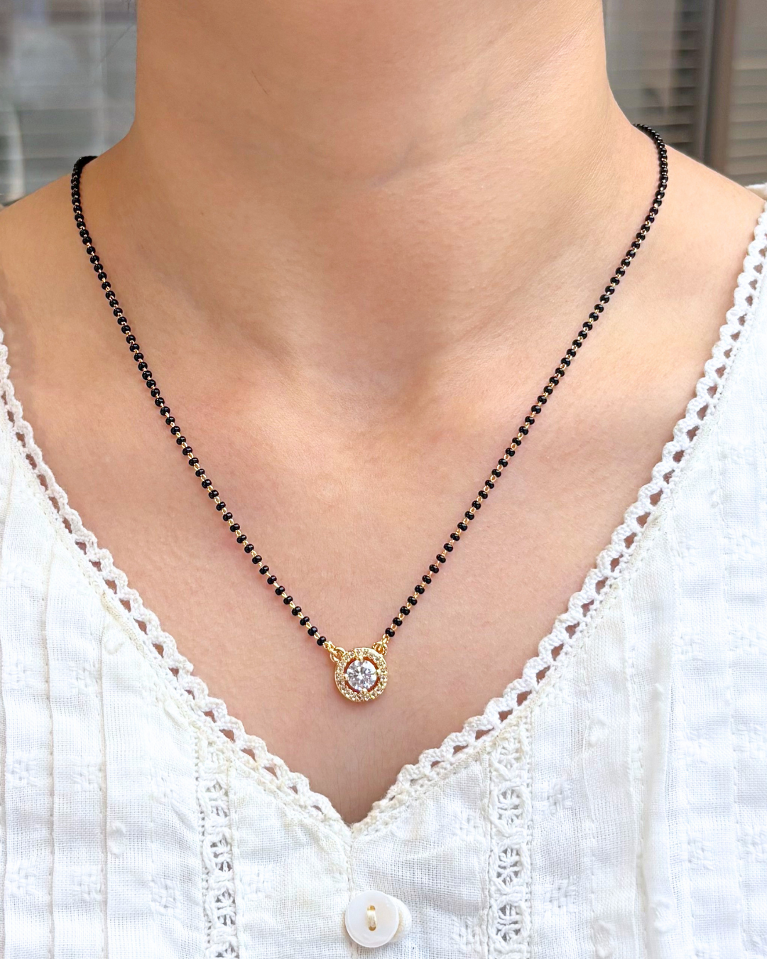 Emily Full Black Beads Mangalsutra