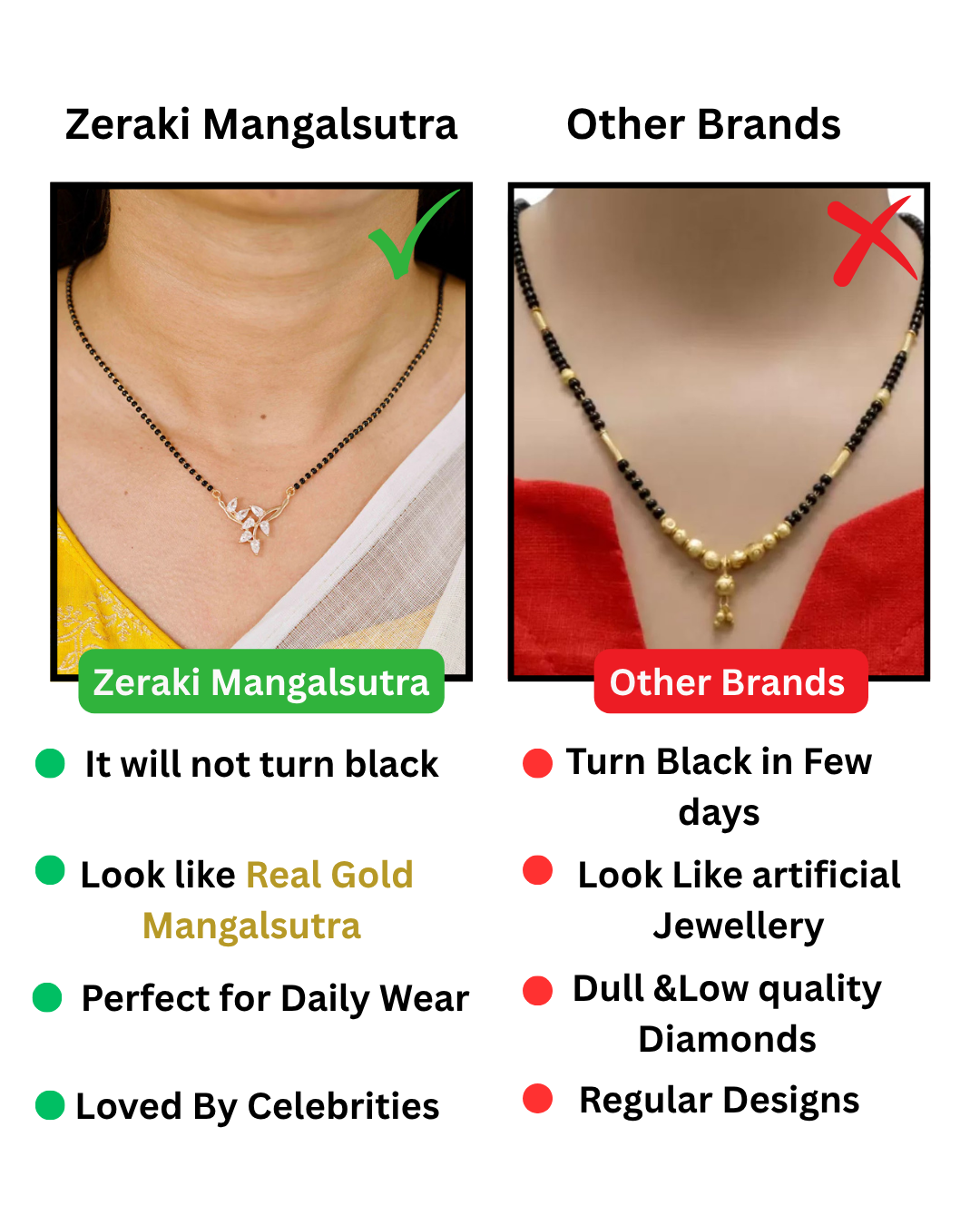 Khushi Full Black Beads Mangalsutra