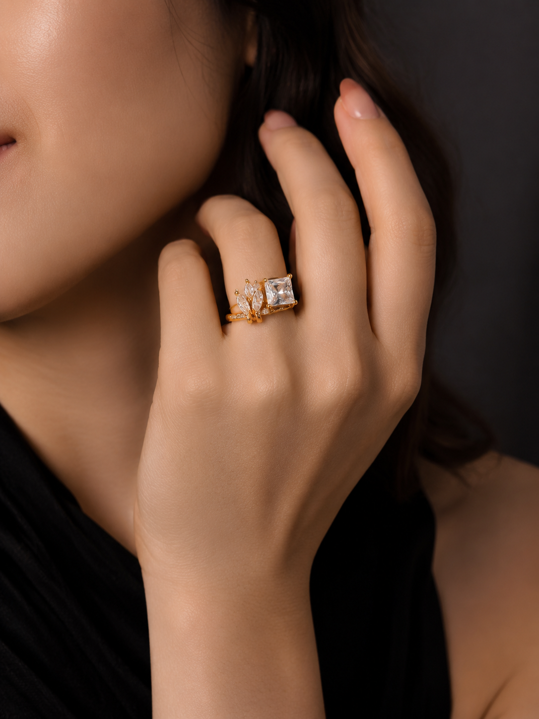 Scarlet Adjustable Ring