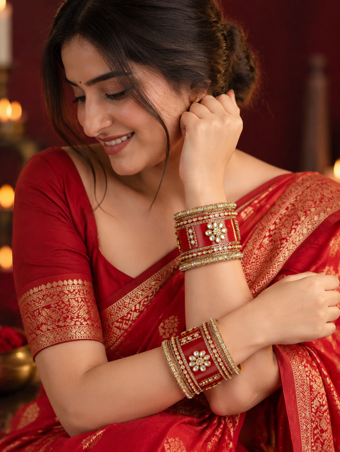 Suhaag Shringar Chuda Set