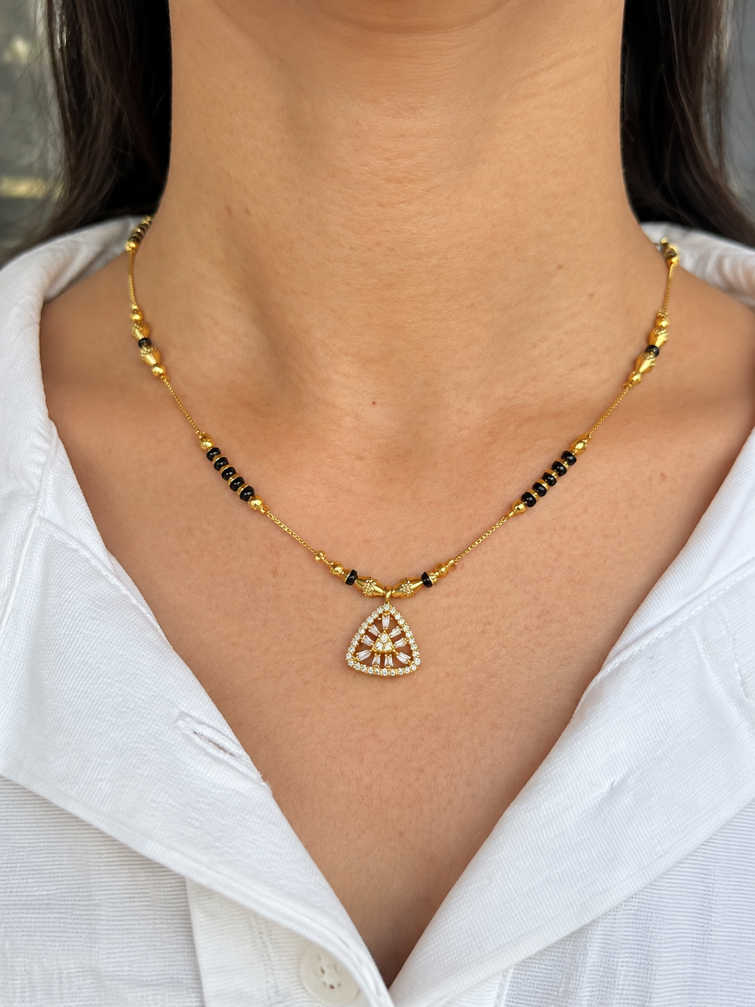 Shraddha Mangalsutra| Gold Plated