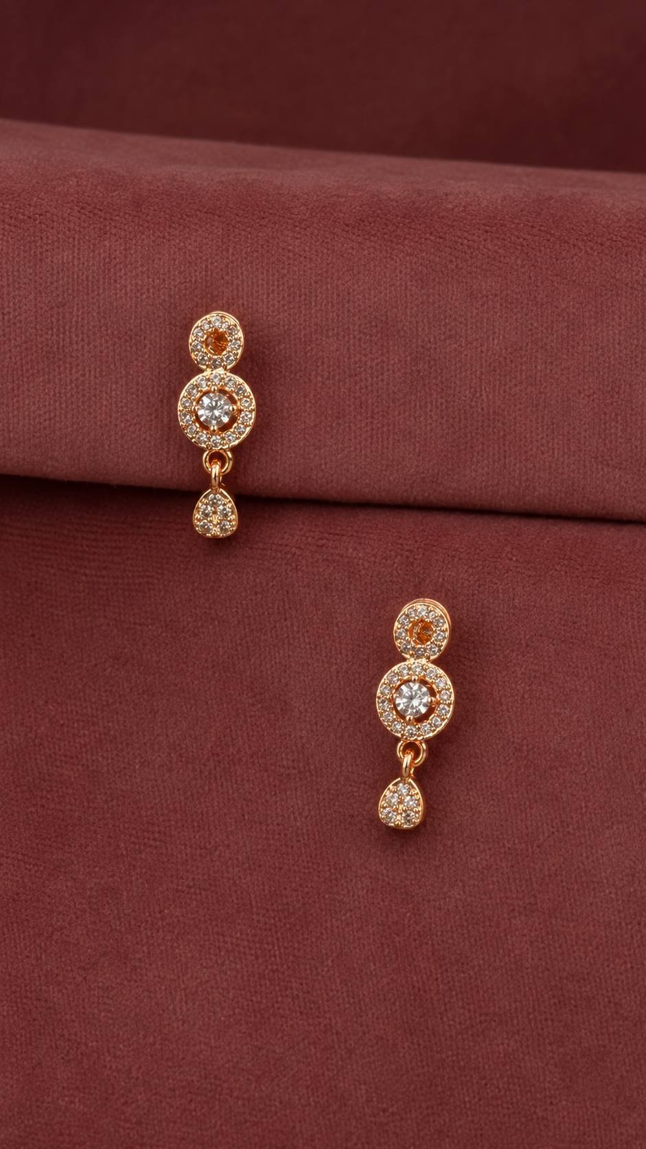 Rihanna Rose Gold Earrings