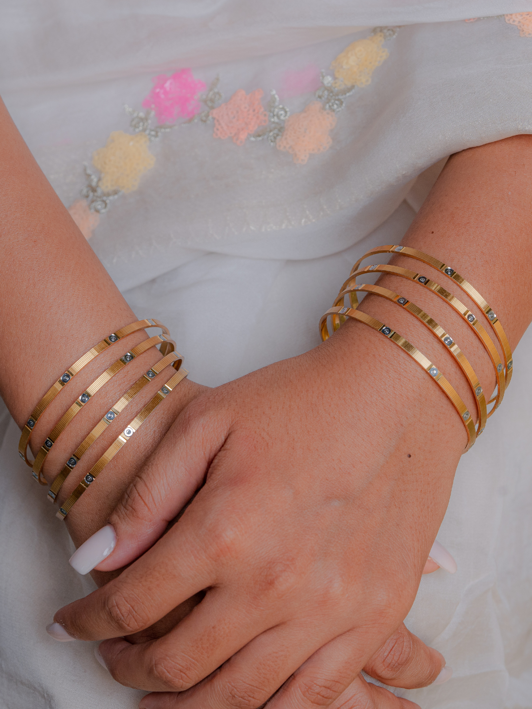 Anusha Designer Bangle ( Set of 8 )