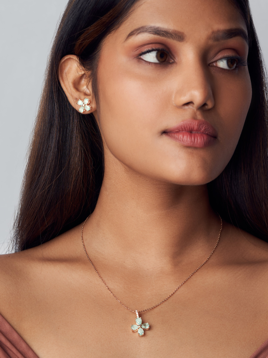 Blossom Pendant Set - Zeraki Jewels