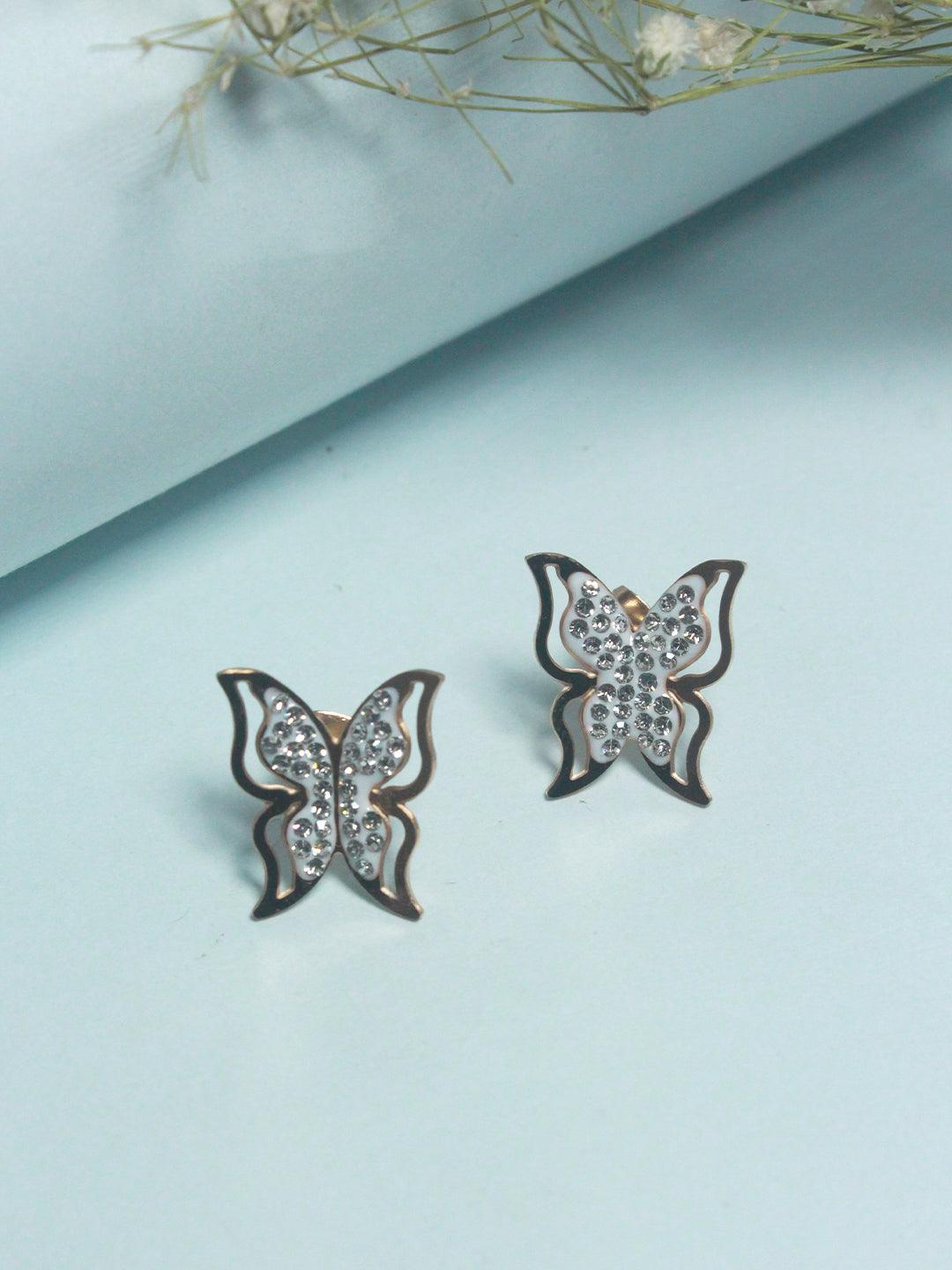 Butterfly Studs - Zeraki Jewels