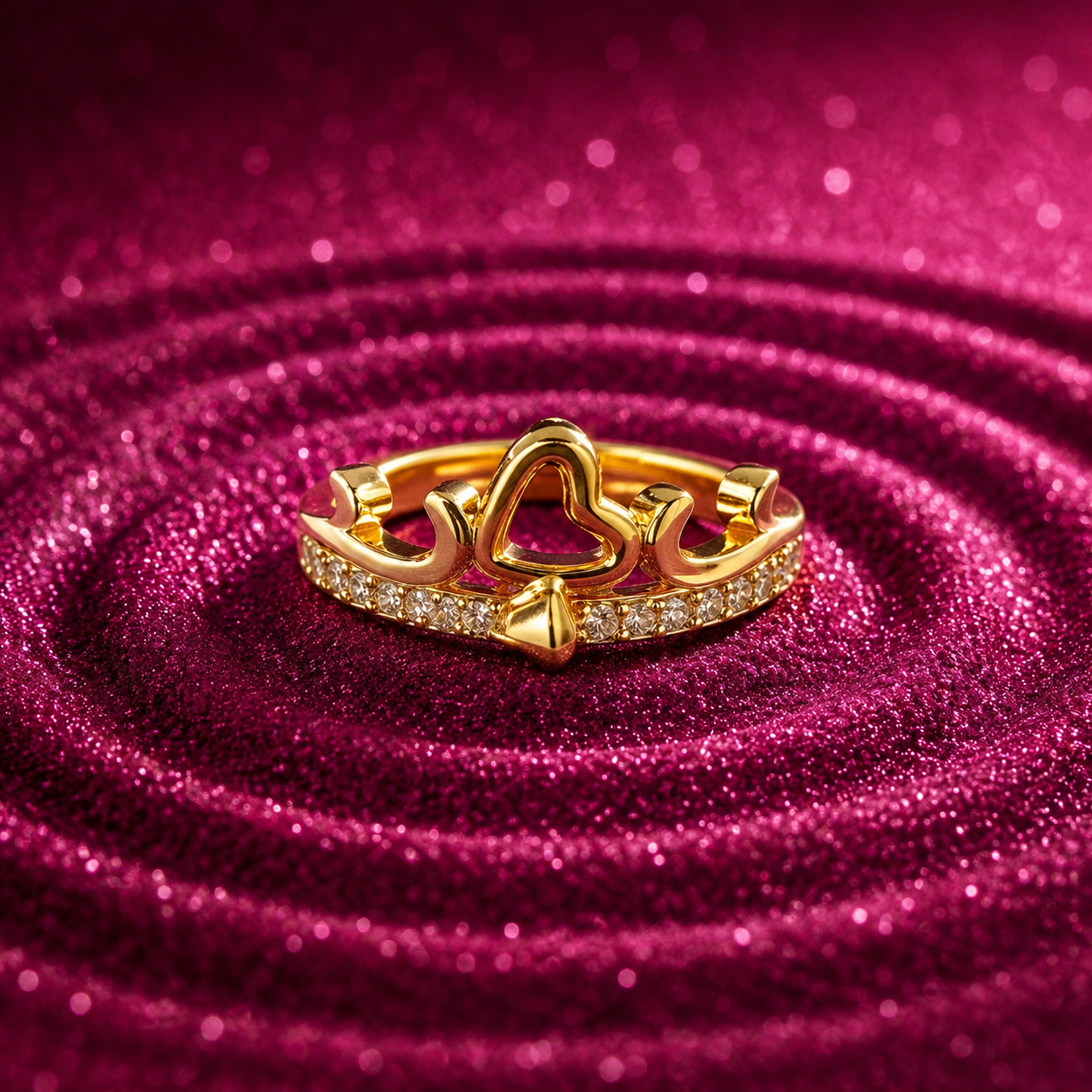 Crown Adjustable Ring