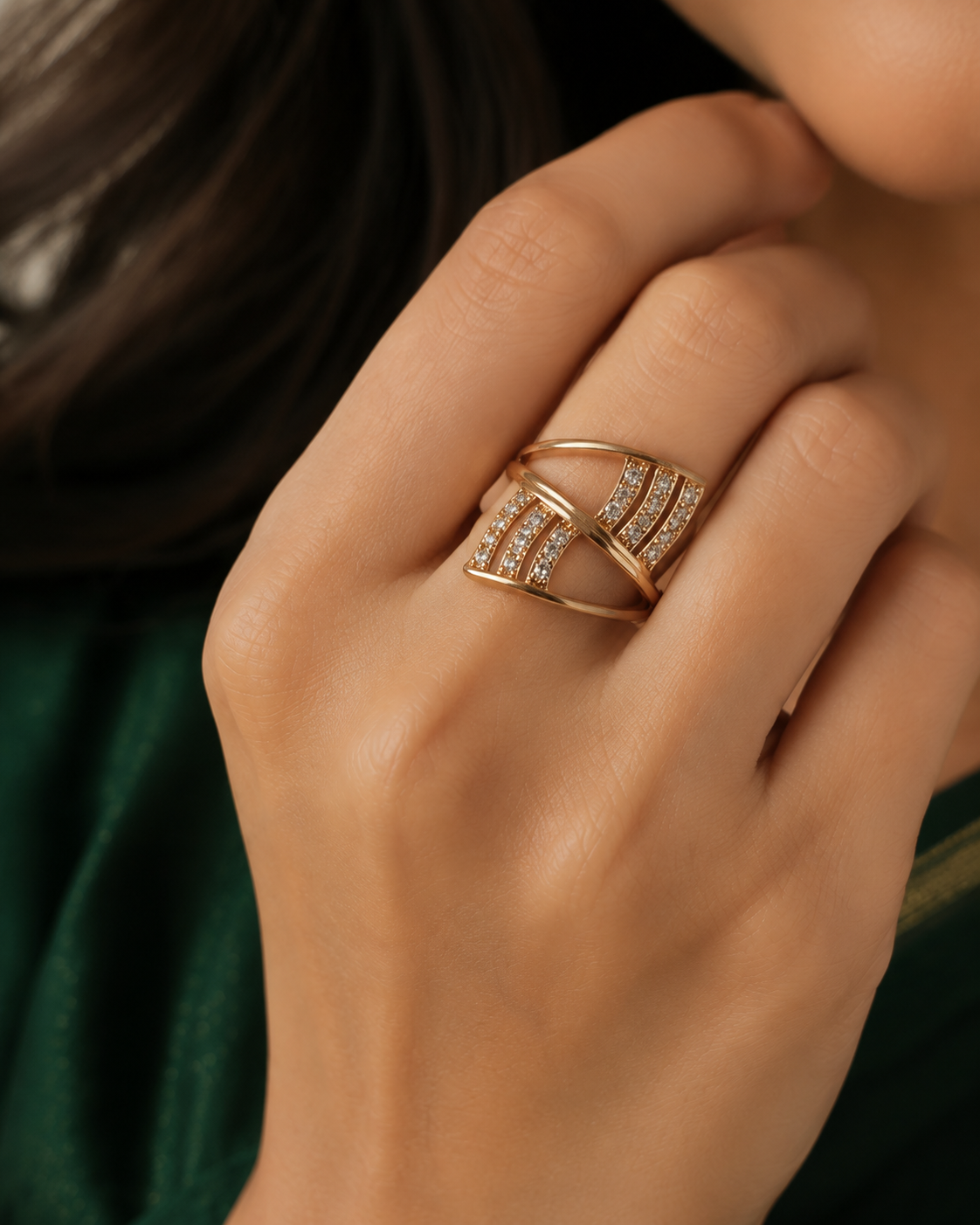 Vera Shine Adjustable Ring