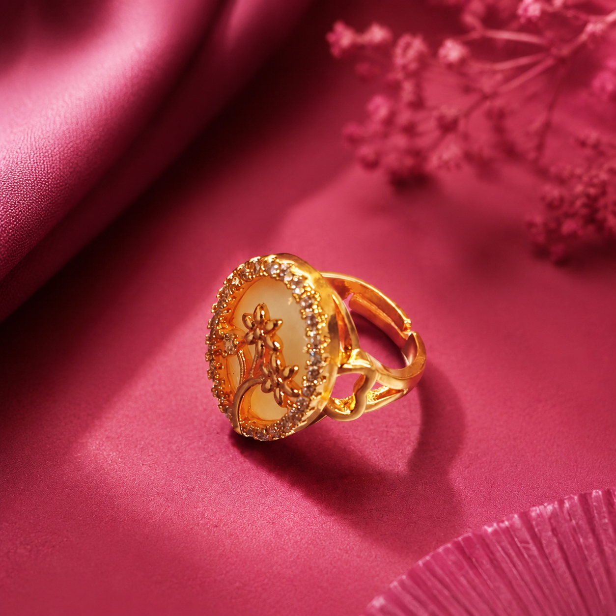 Cocktail Adjustable Ring