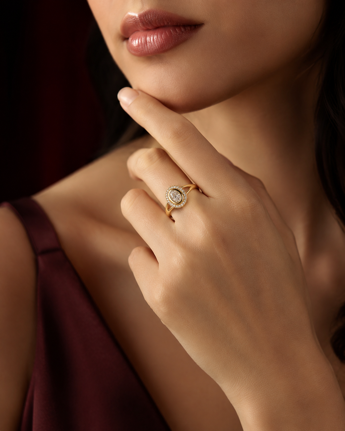 Opulent Twist Adjustable Ring