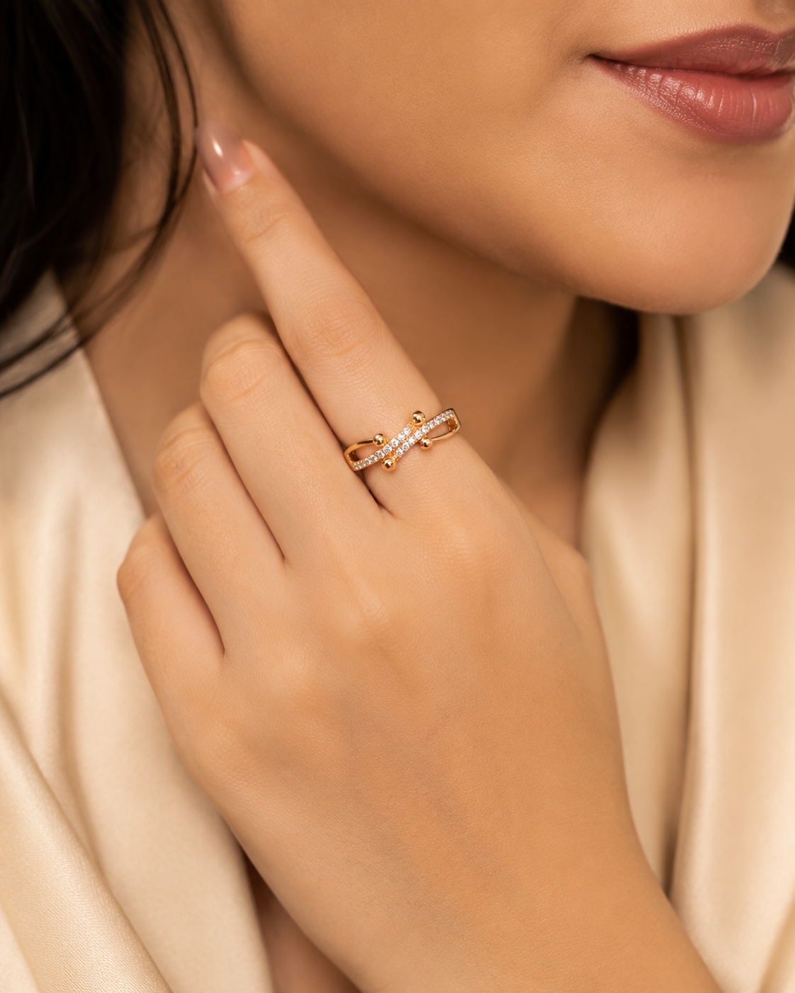 Dahlia Adjustable Ring