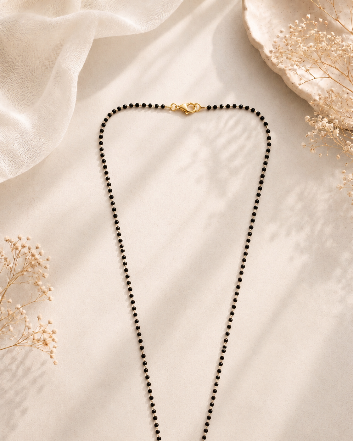 Infinity full Black Beads Mangalsutra