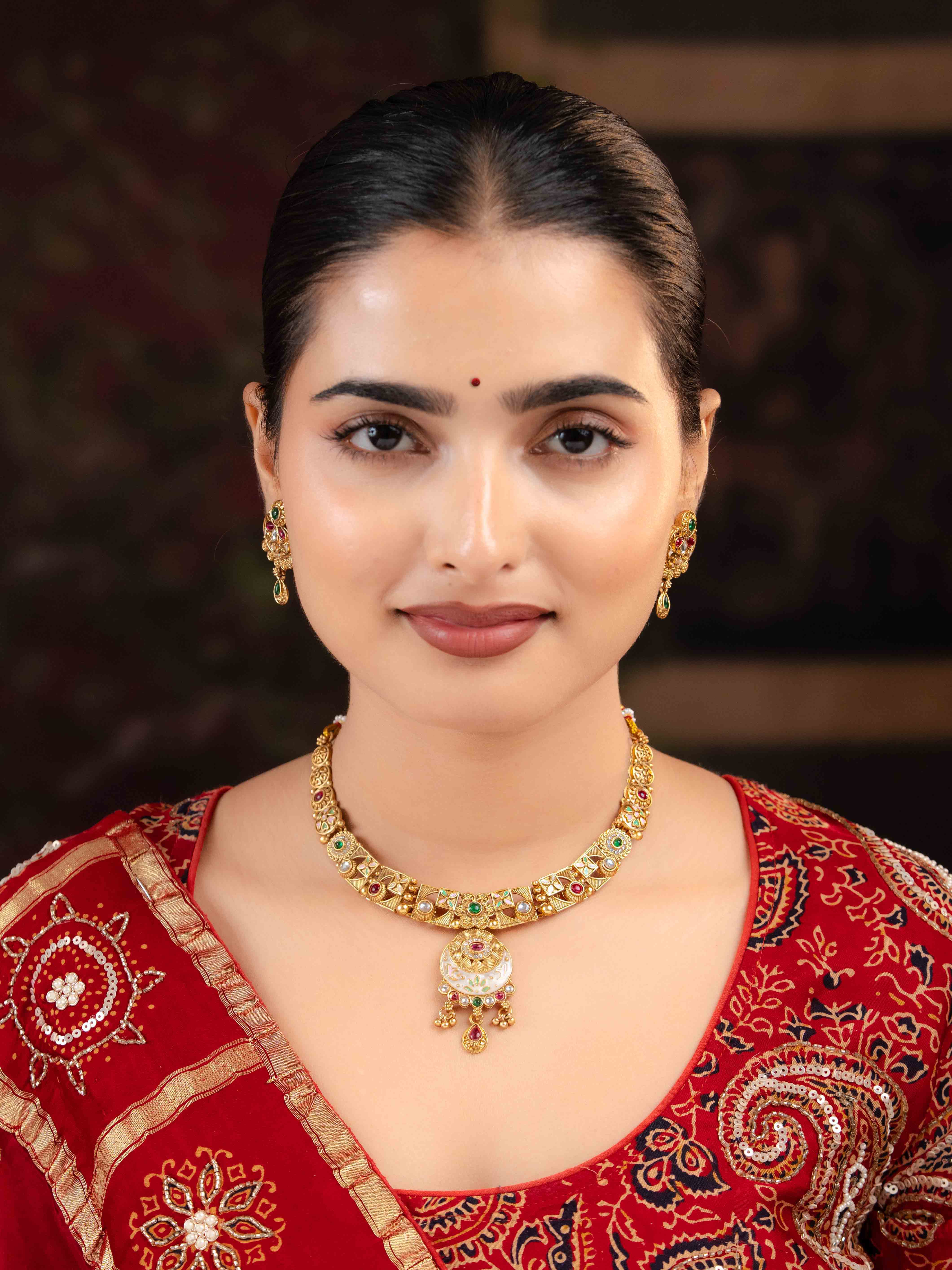 Polki Necklace Set