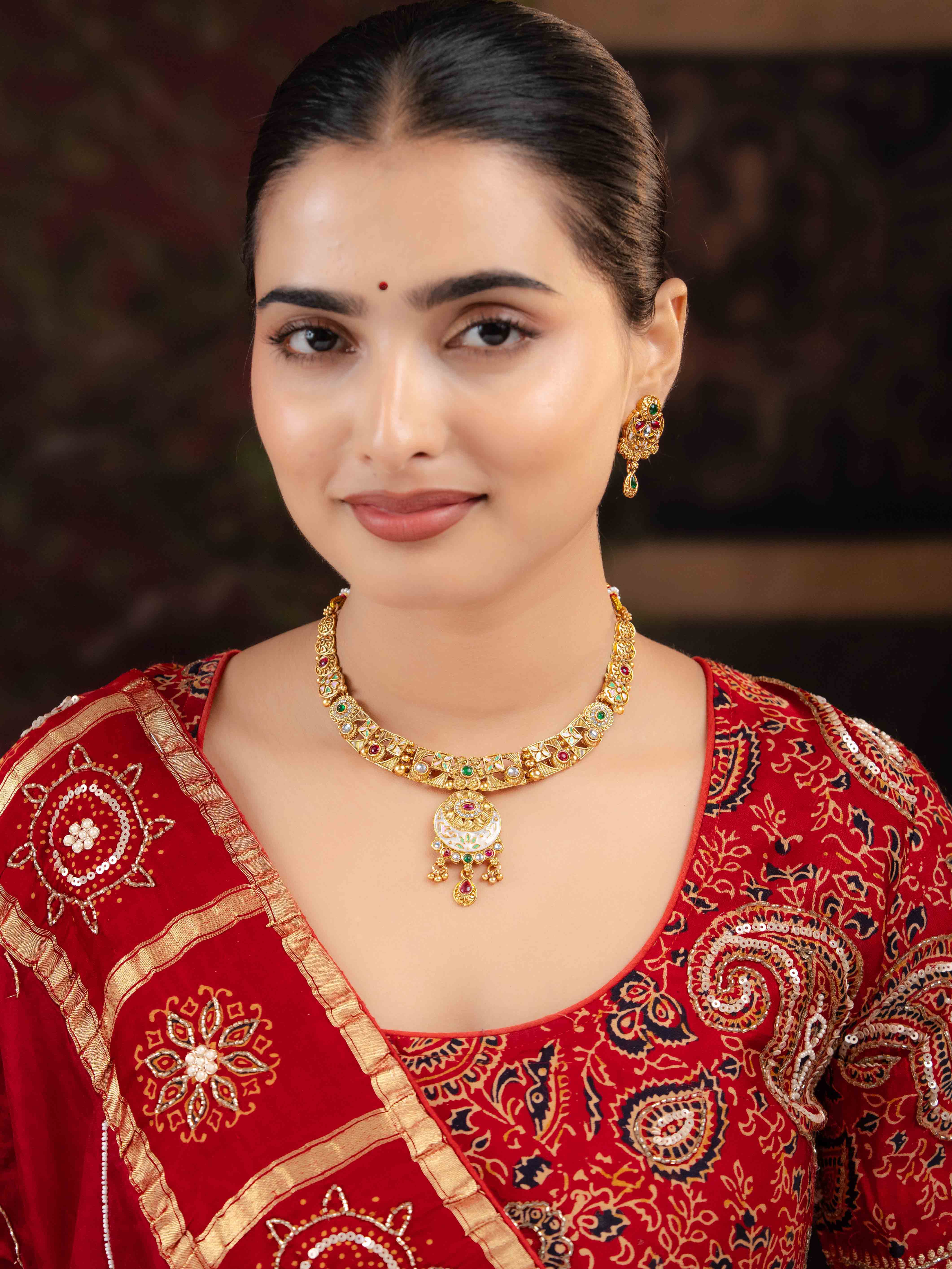 Polki Necklace Set