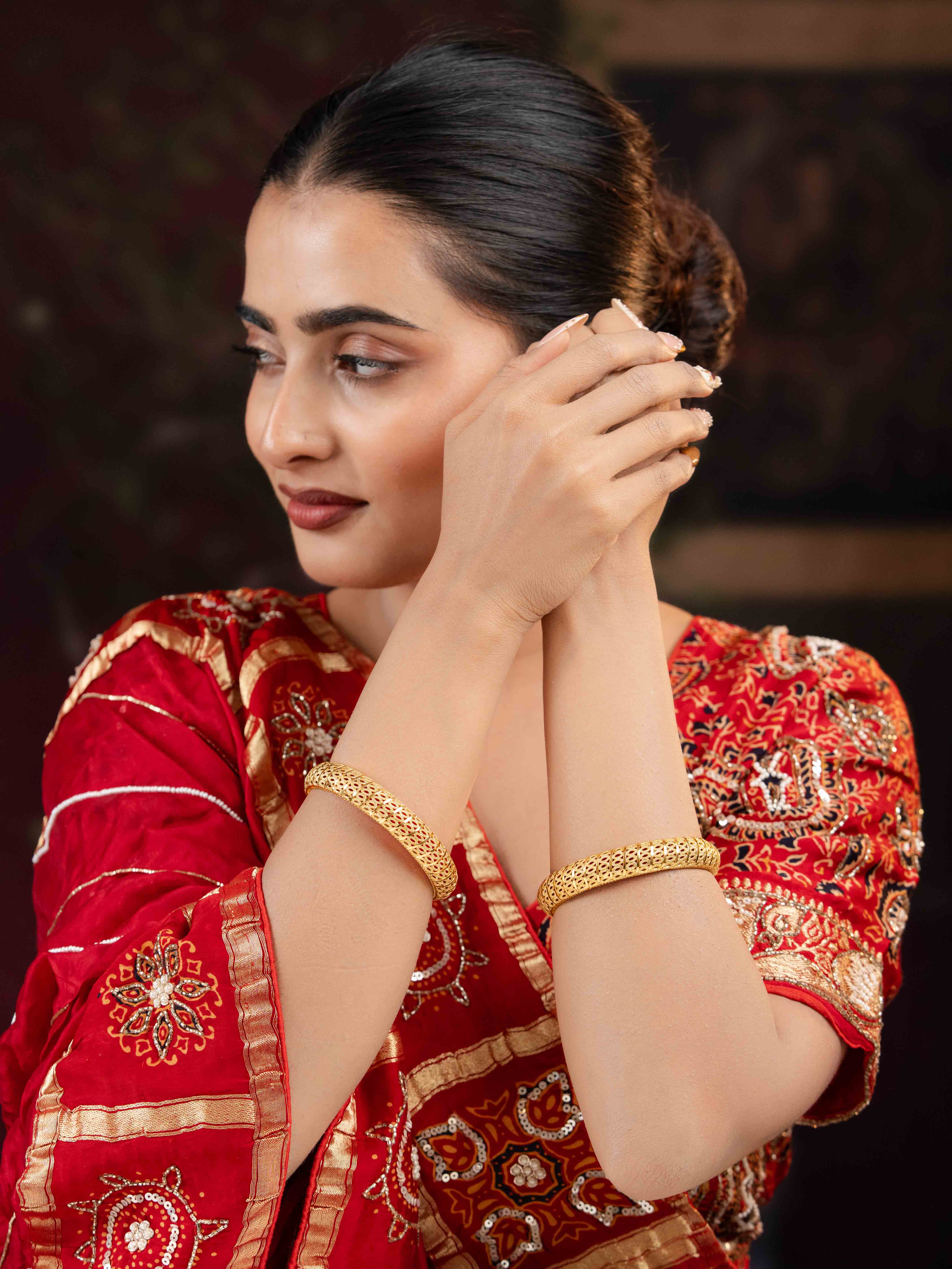 Rani Red bala Bangle (Set of 2 )
