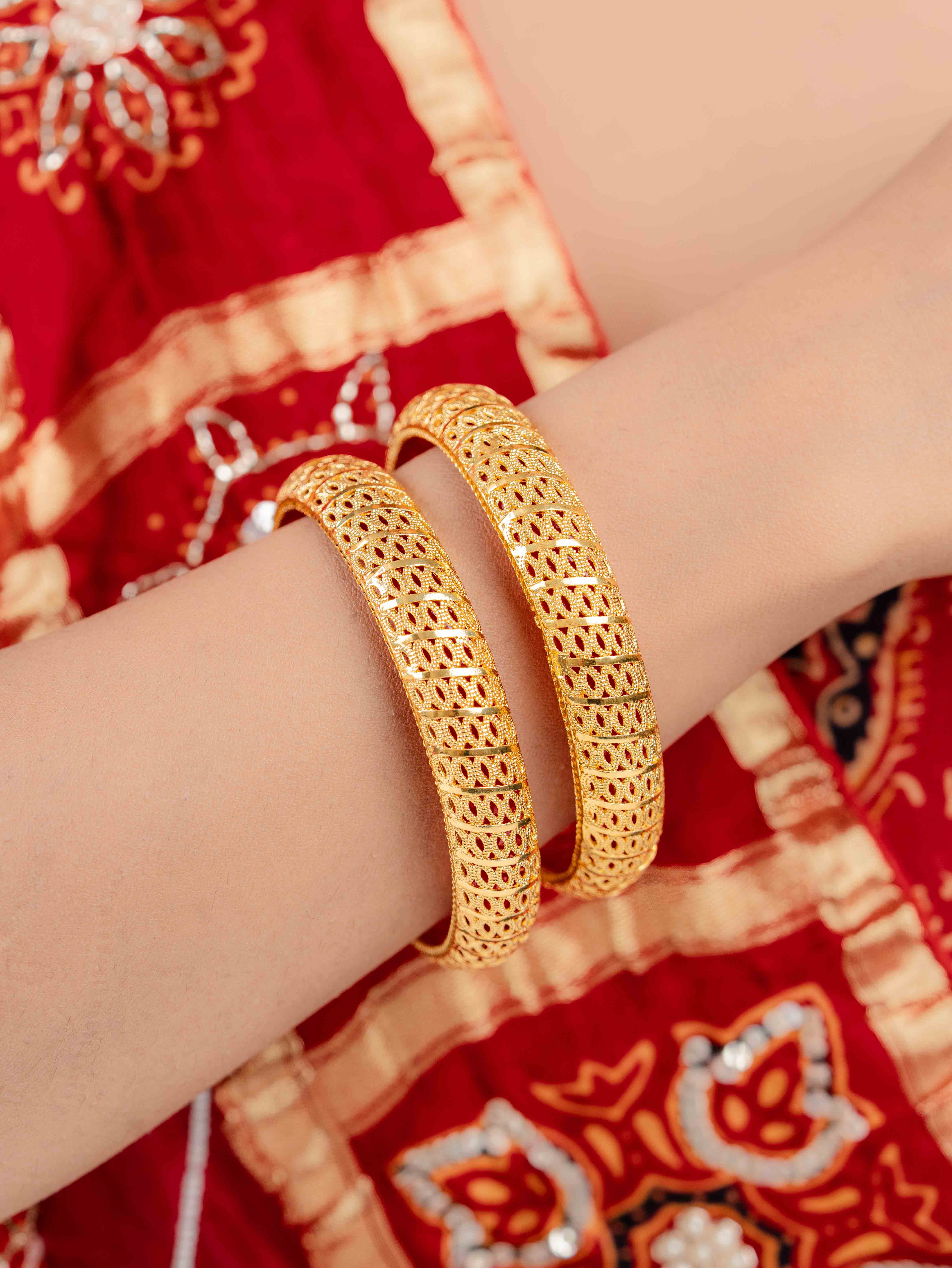 Rani Red bala Bangle (Set of 2 )