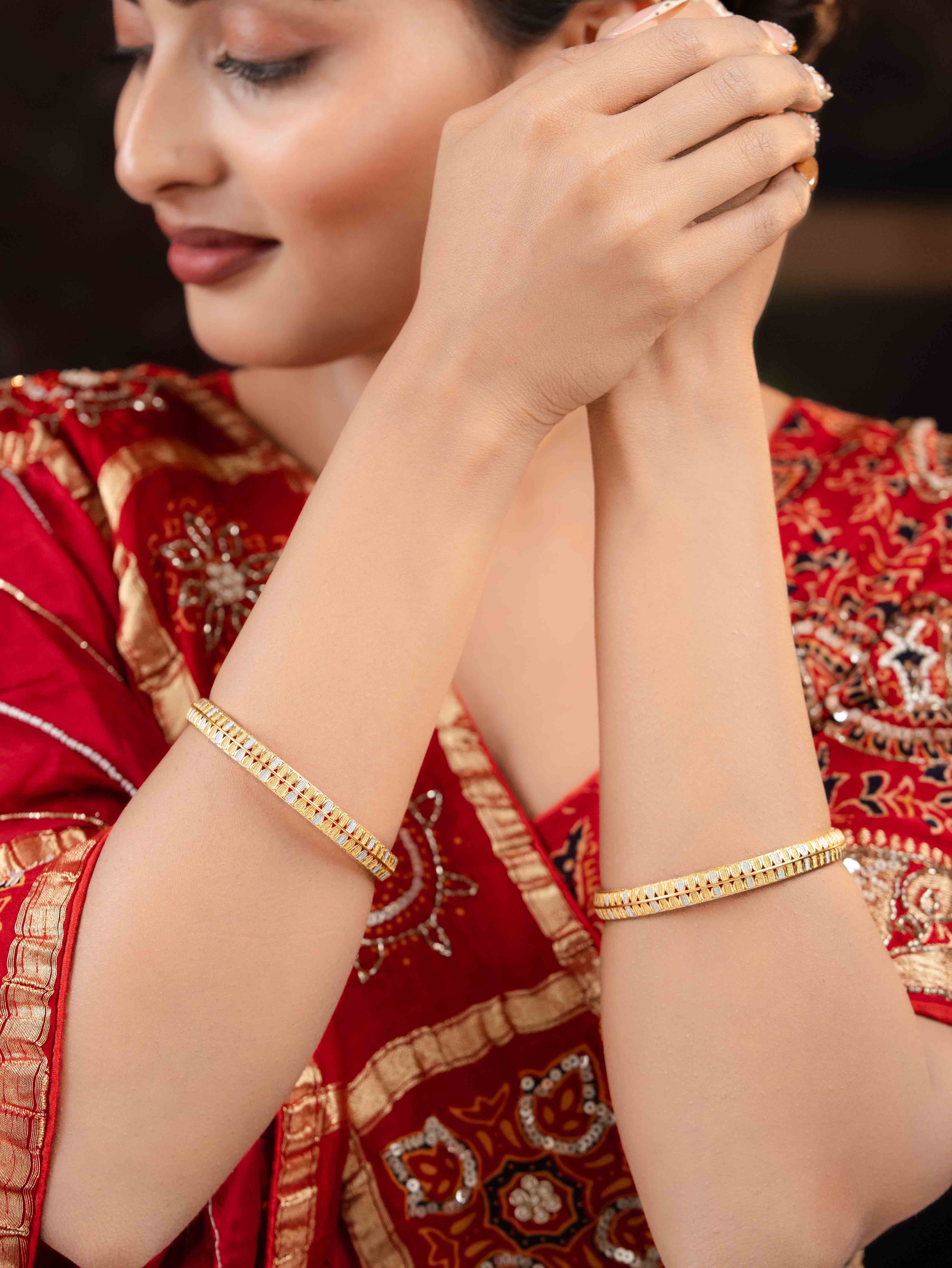 Diya Bangle (Set of 2)