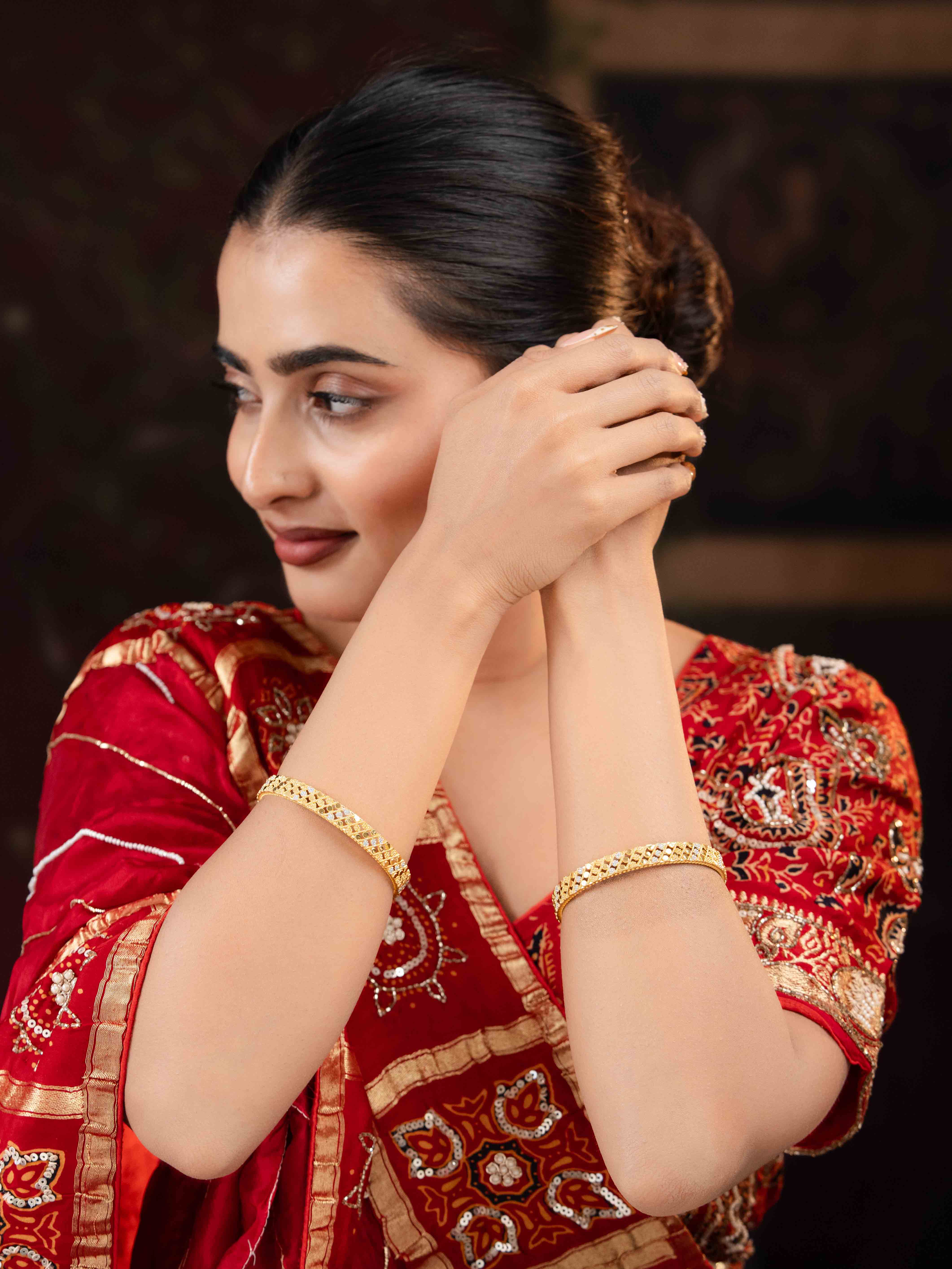 Vrunda Bangle ( Set Of 2 )
