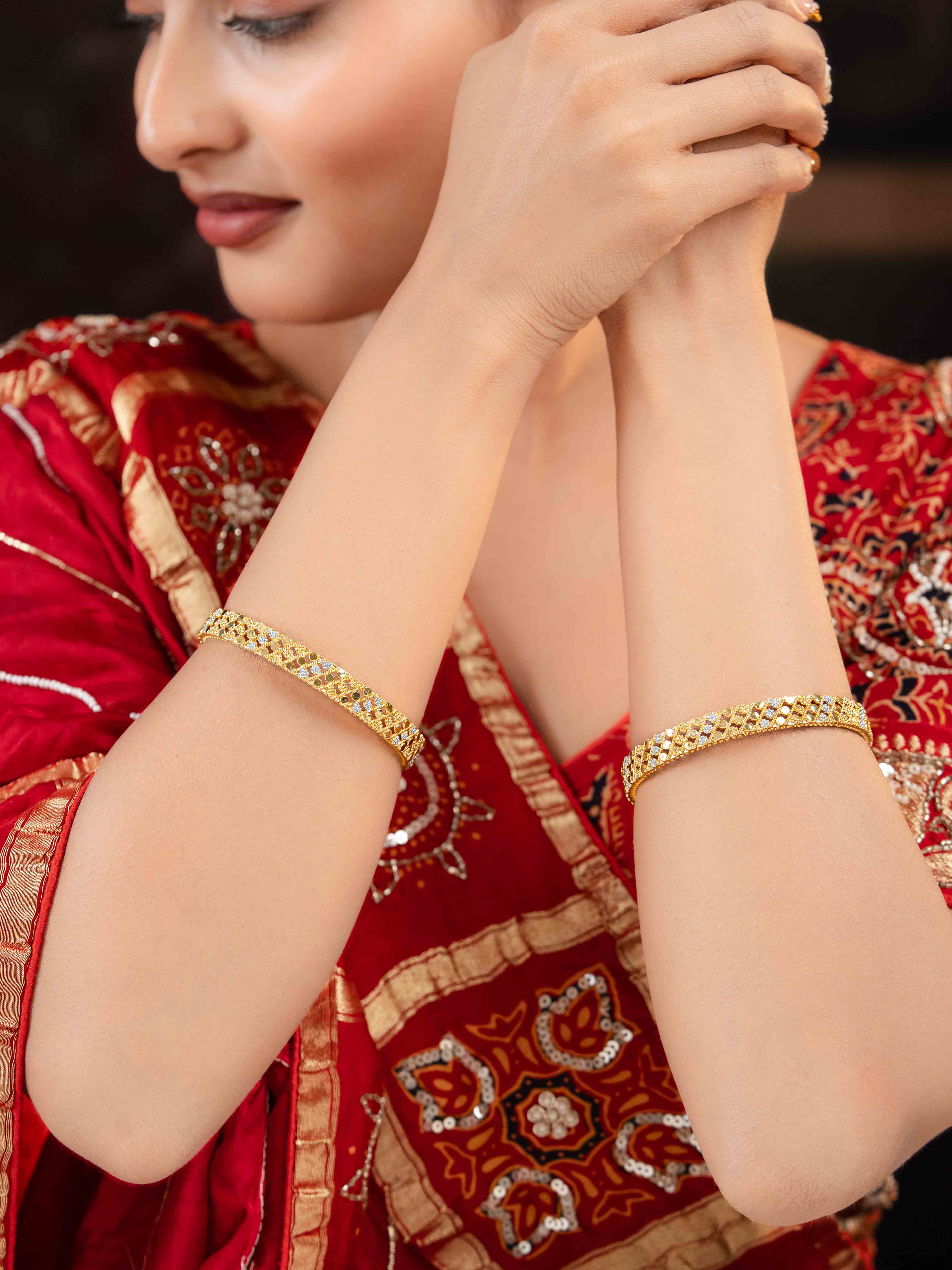 Vrunda Bangle ( Set Of 2 )