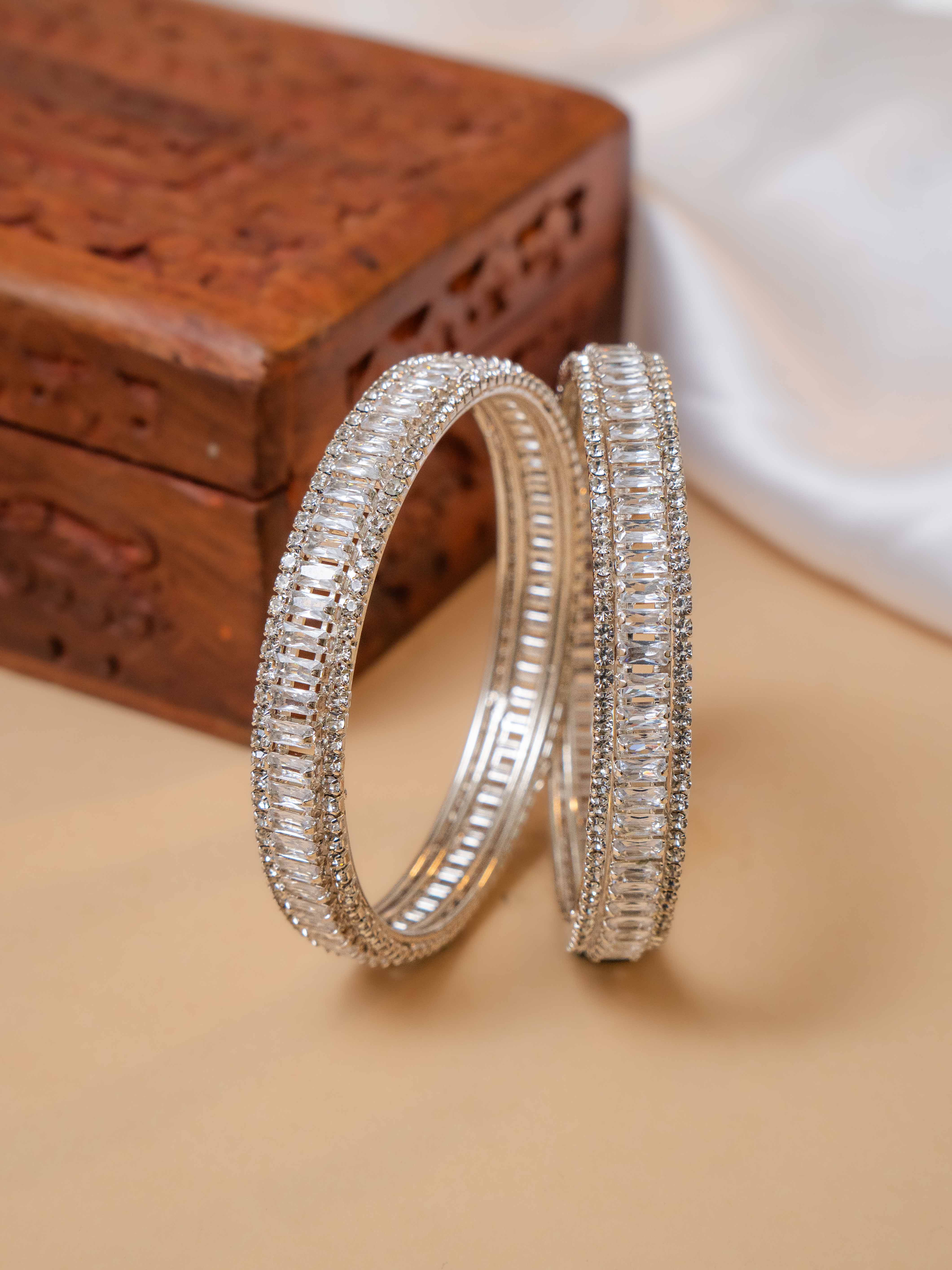 Miraye Diamond Bangle ( Set of 2)