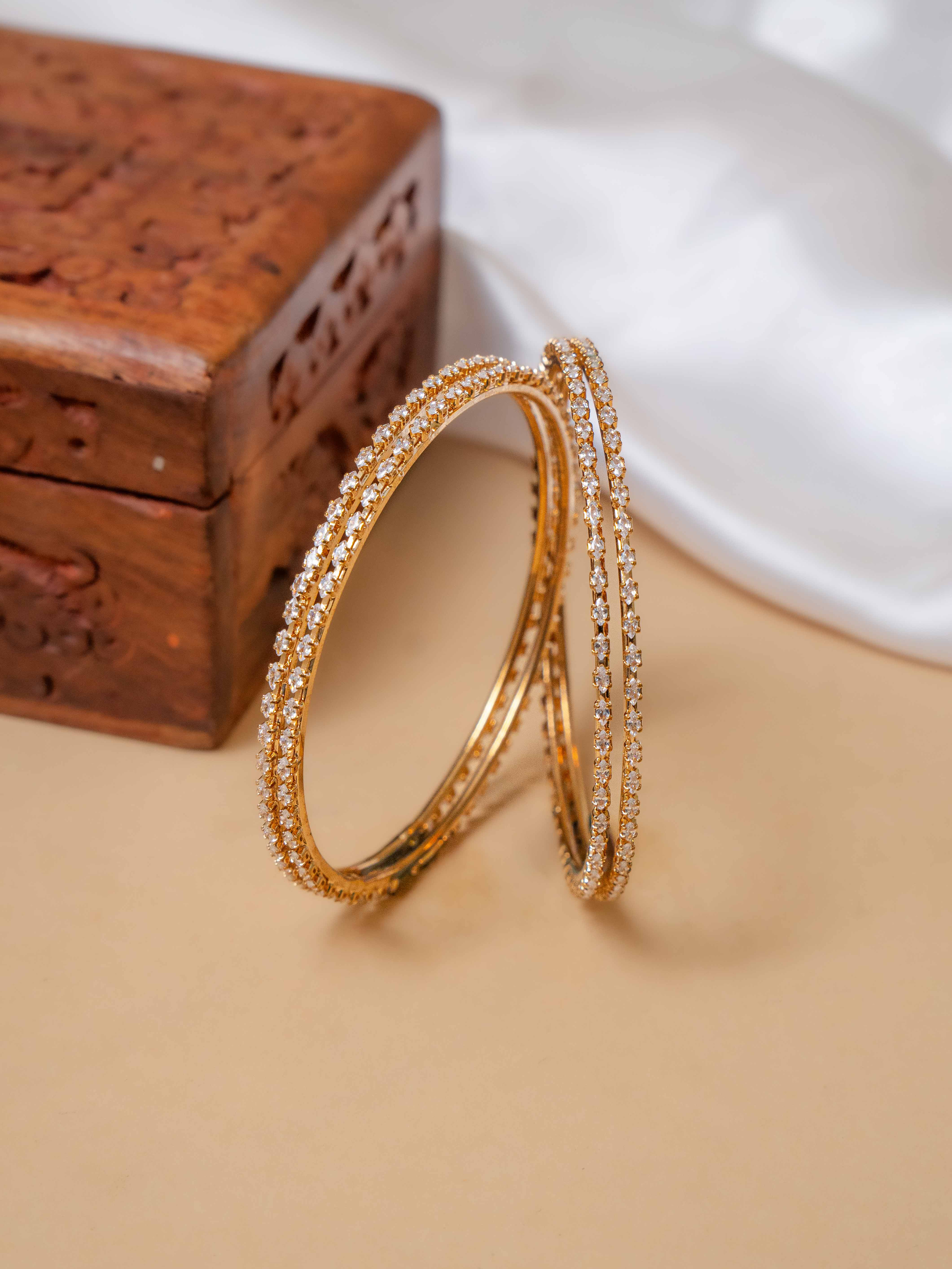 Starelle Diamond Bangle ( Set of 4 )