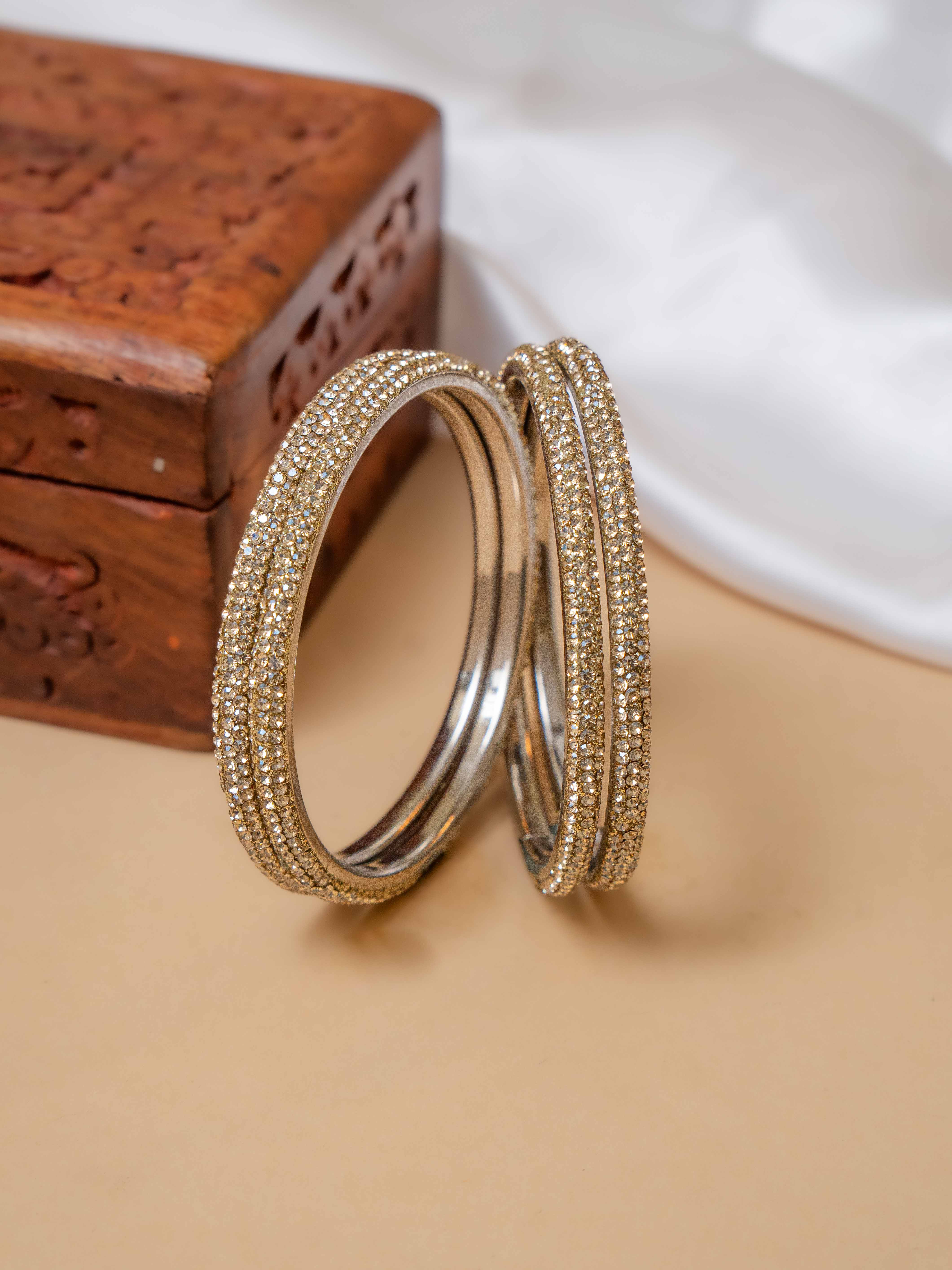 Elowen Diamond Bangle ( Set of 4 )