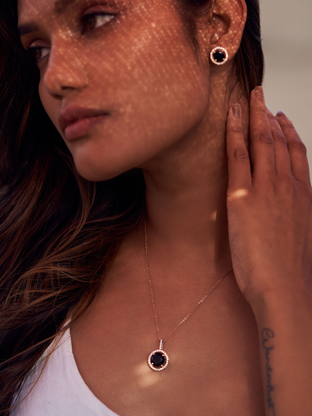 Diamond Solitaire Pendant Set - Zeraki Jewels