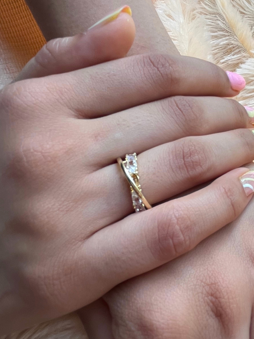 Galactic Sparkle Adjustable Ring - Zeraki Jewels