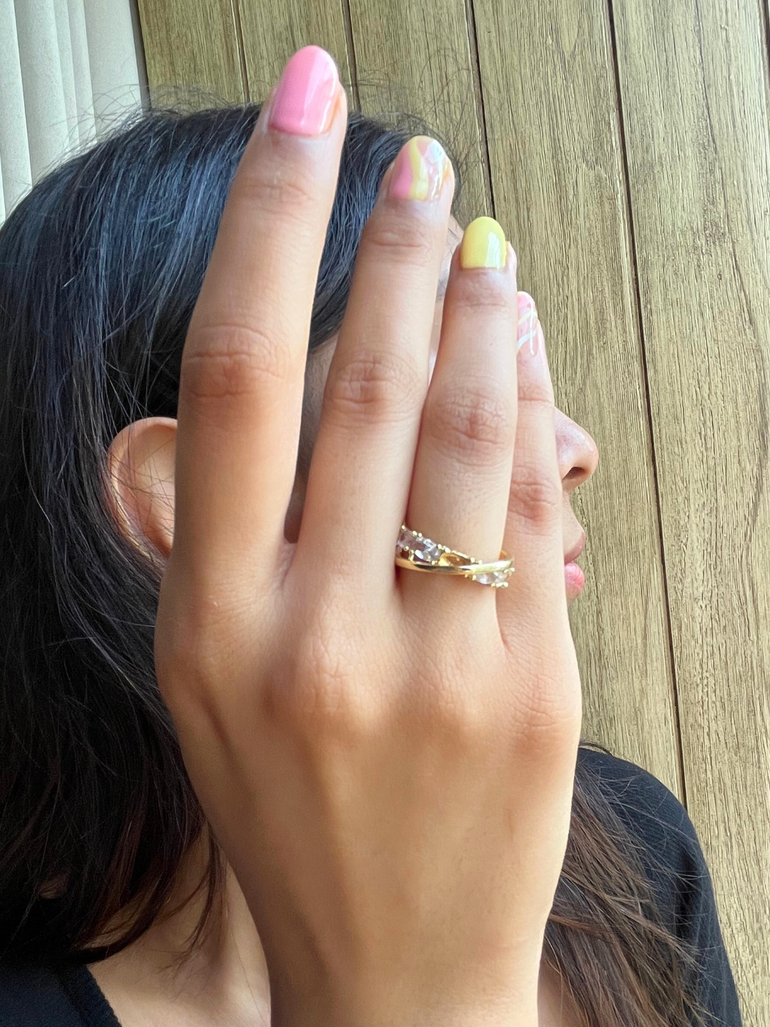 Galactic Sparkle Adjustable Ring - Zeraki Jewels