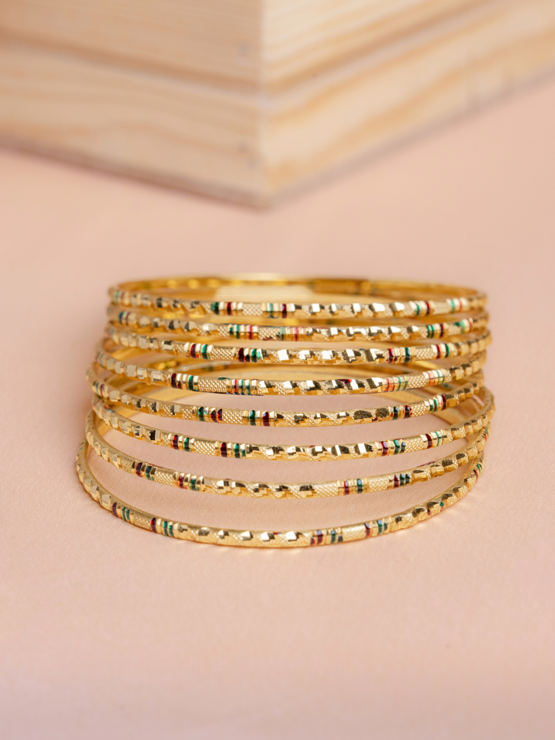 Neelam Bangle. (Set of 8)