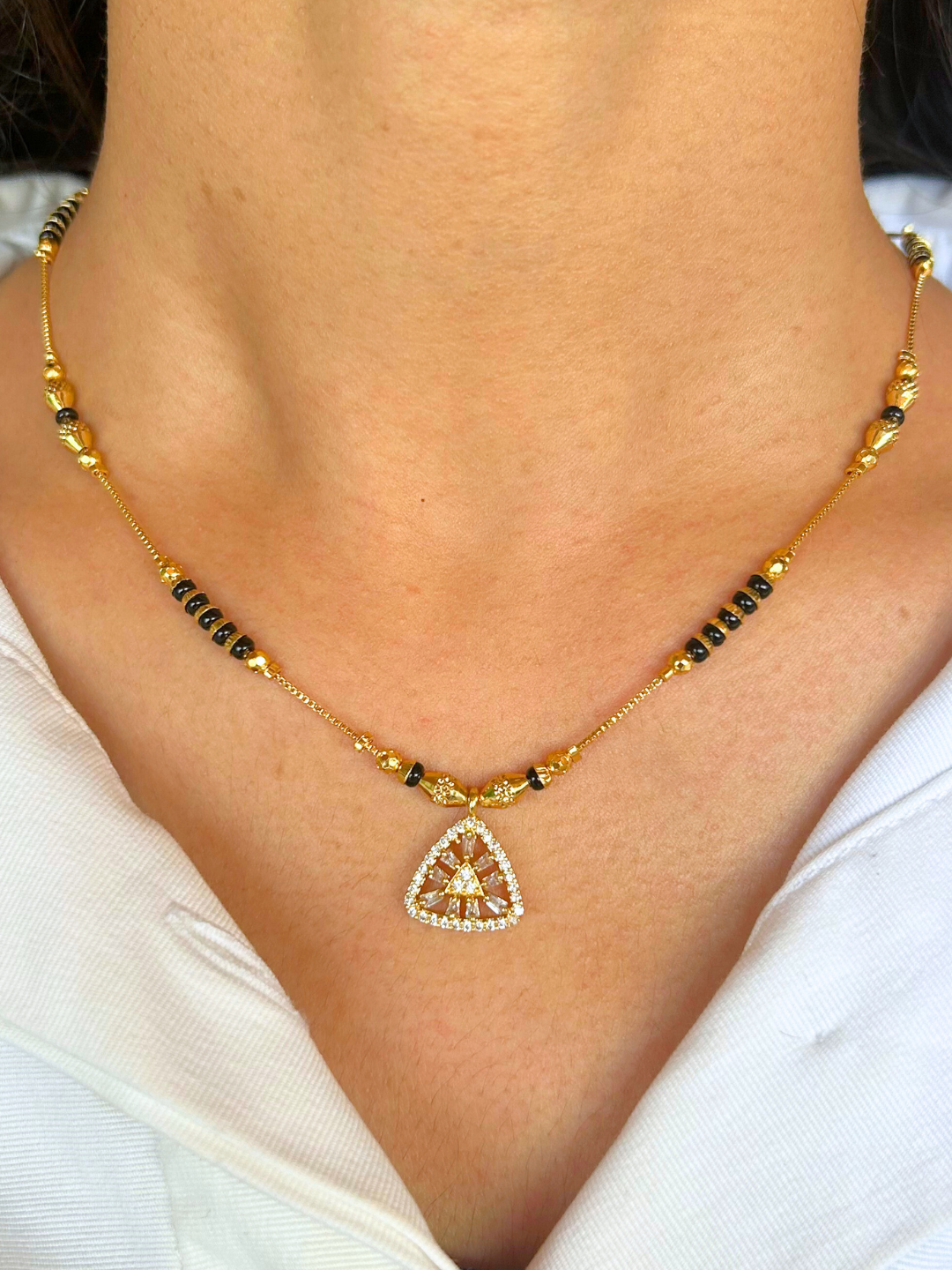 Shraddha Mangalsutra| Gold Plated