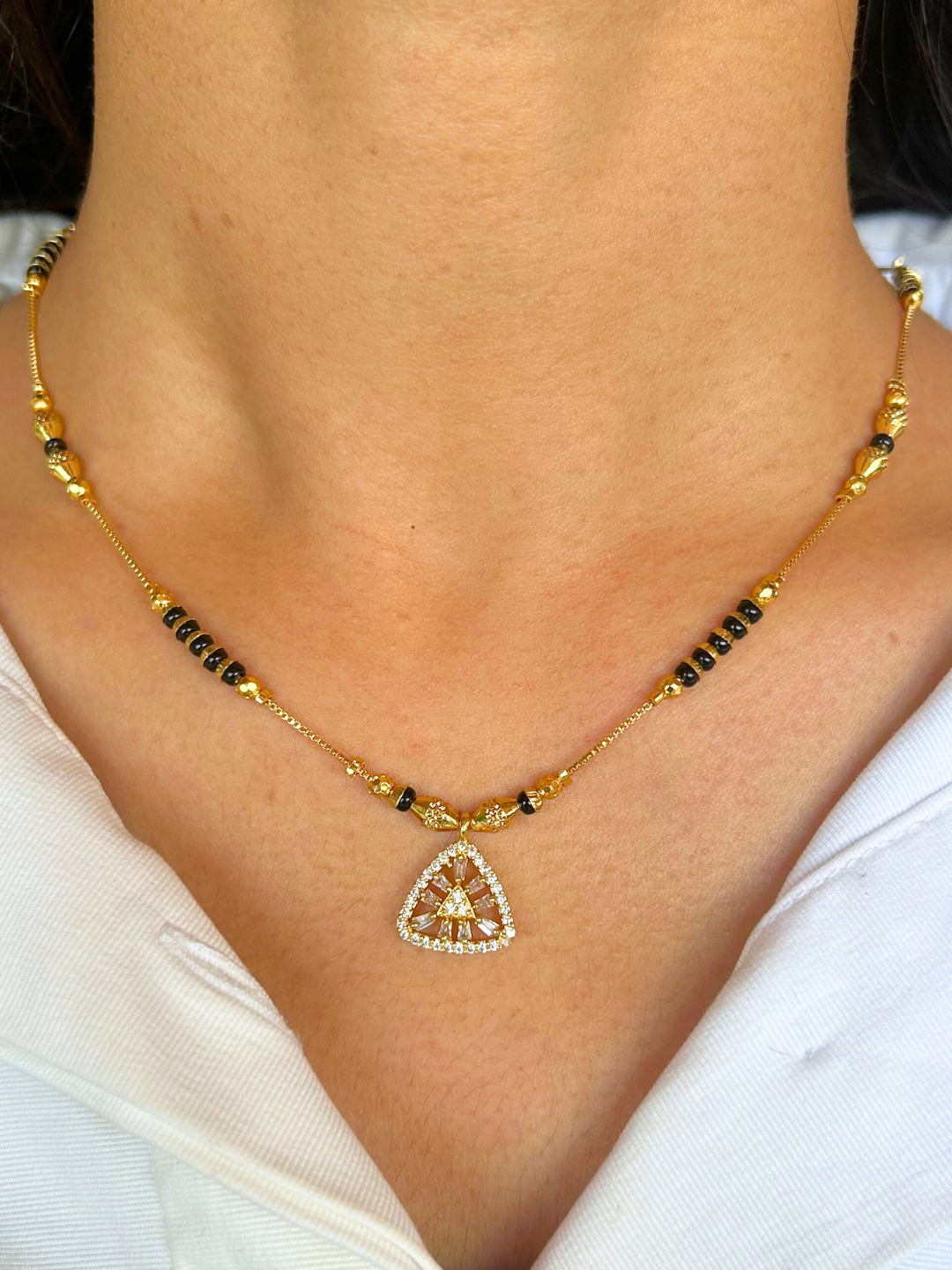 Shraddha Mangalsutra| Gold Plated