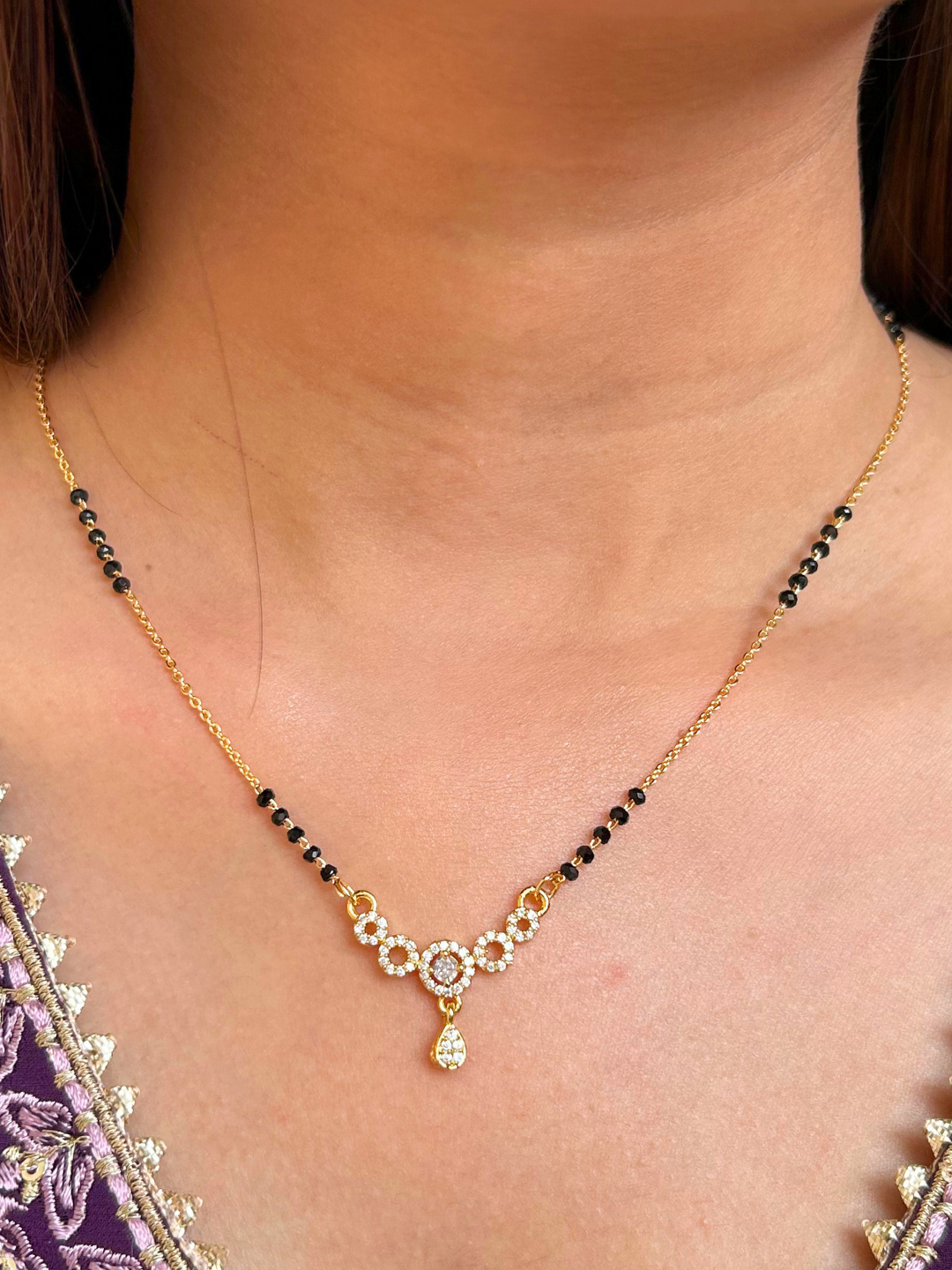 Rihanna Gold Mangalsutra1