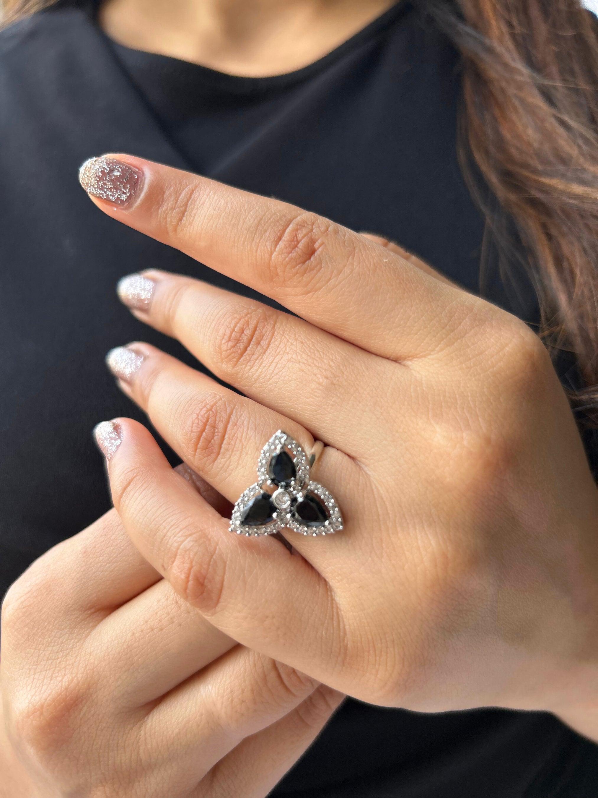 Lilly Adjustable Ring - Zerakijewels